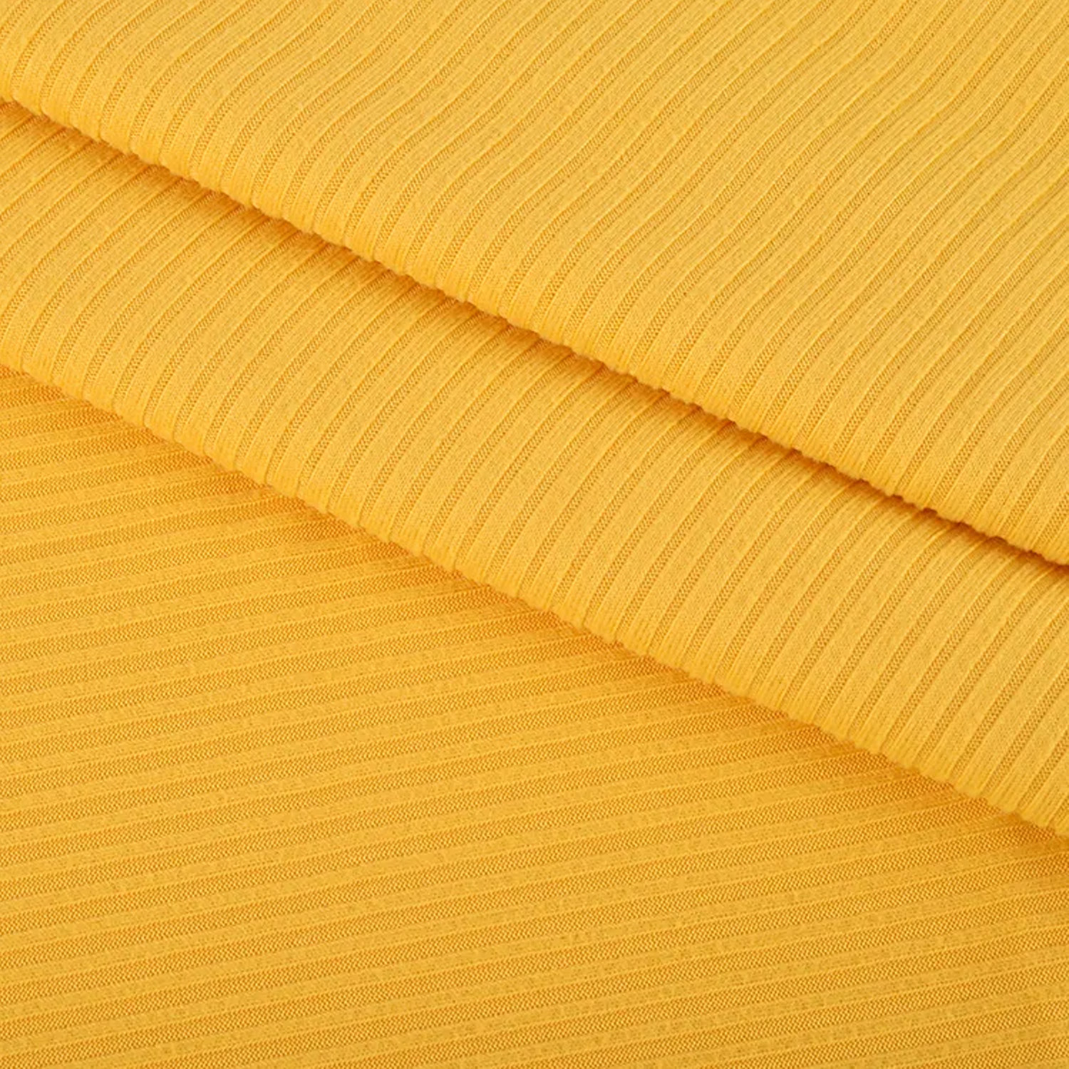 Knitted Polyester 4*4 Rib Solid Color Ribbed Poly Rayon Fabric