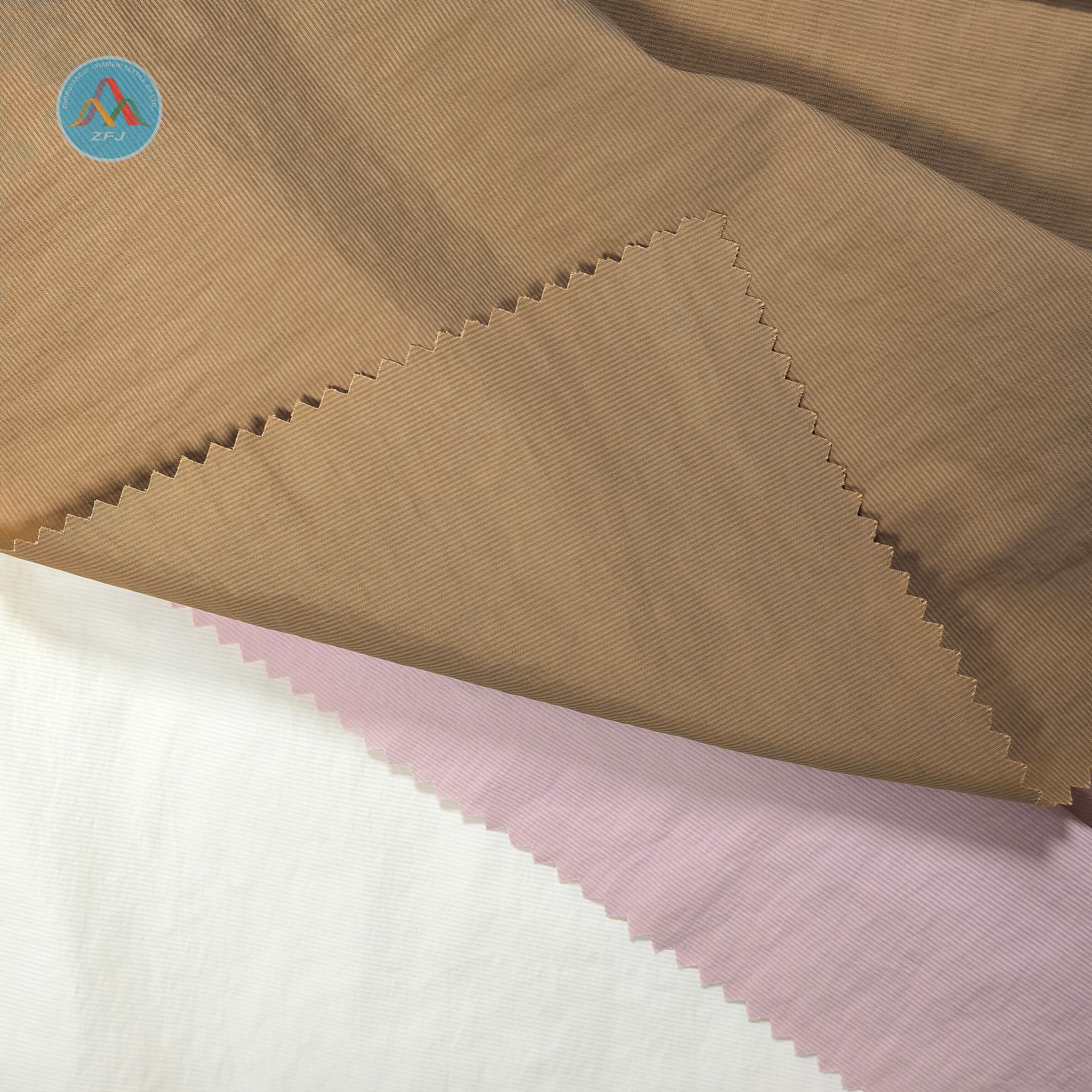 100% Nylon Thin Stripe Fabric Is Suitable for Down Jackets