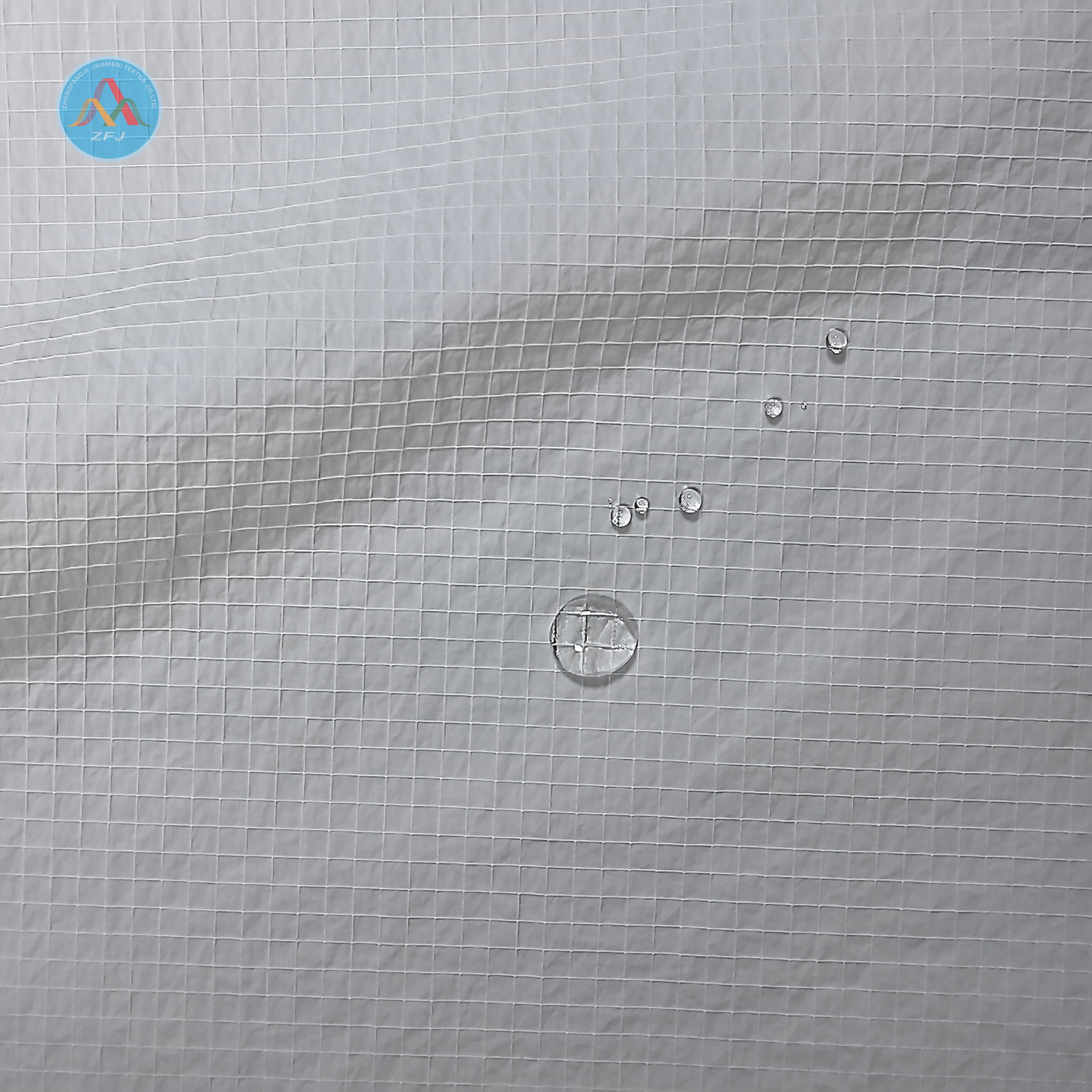 100% Nylon Crinkled Rip-Stop Fabric For Jacket