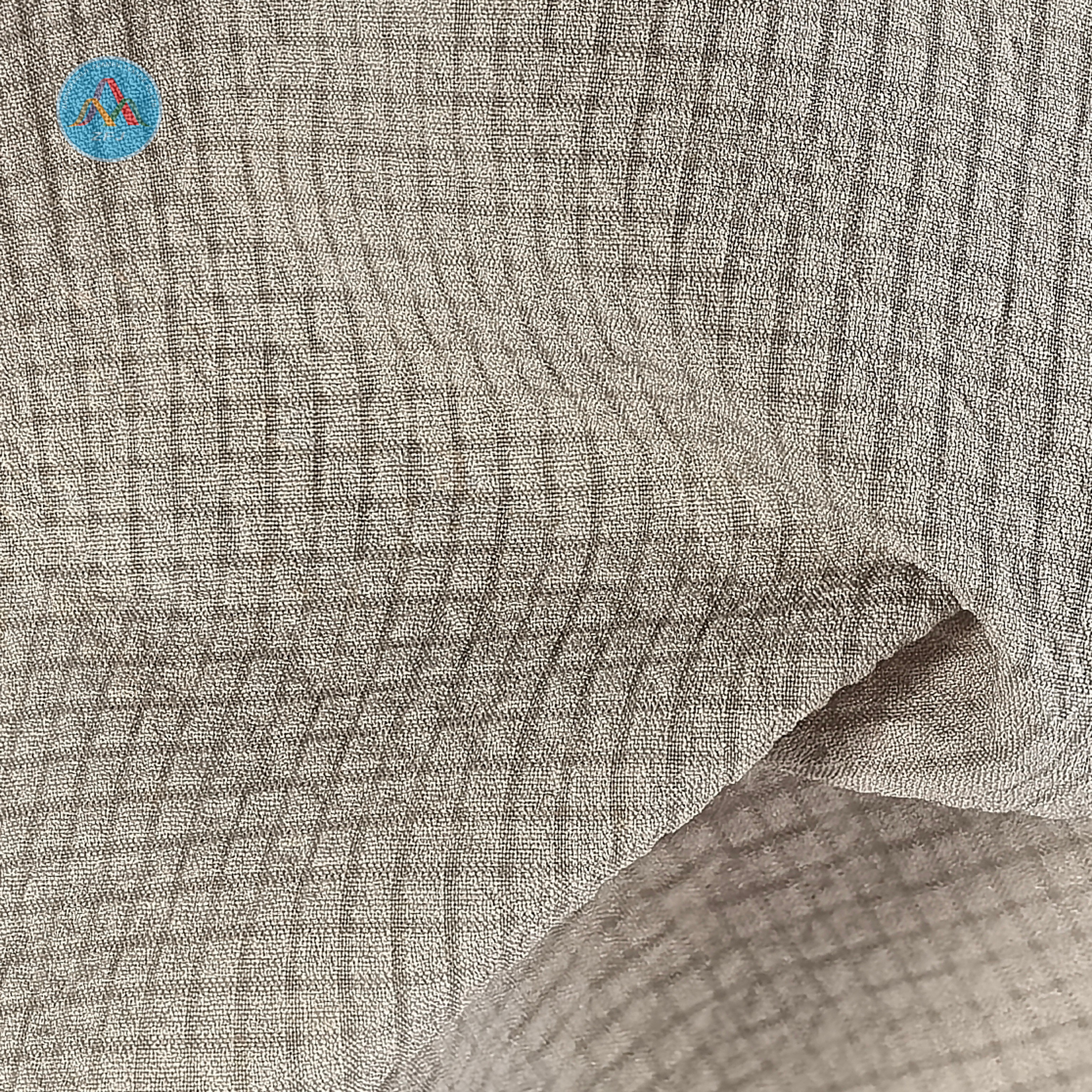 100% Polyester Crinkled Plaid Fabric for Shirt And Shorts