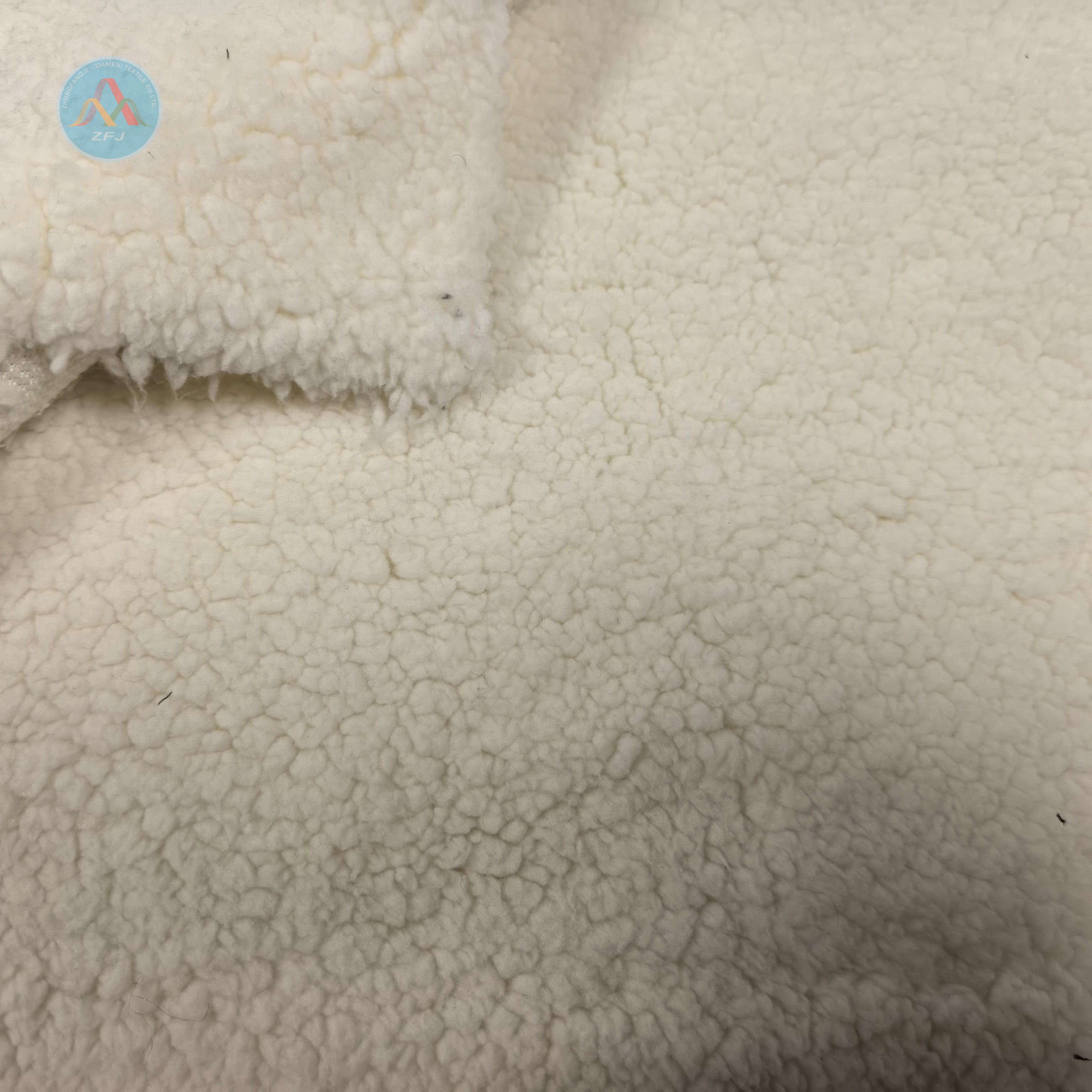 High Quality Polyester Sherpa Fleece Fabric 