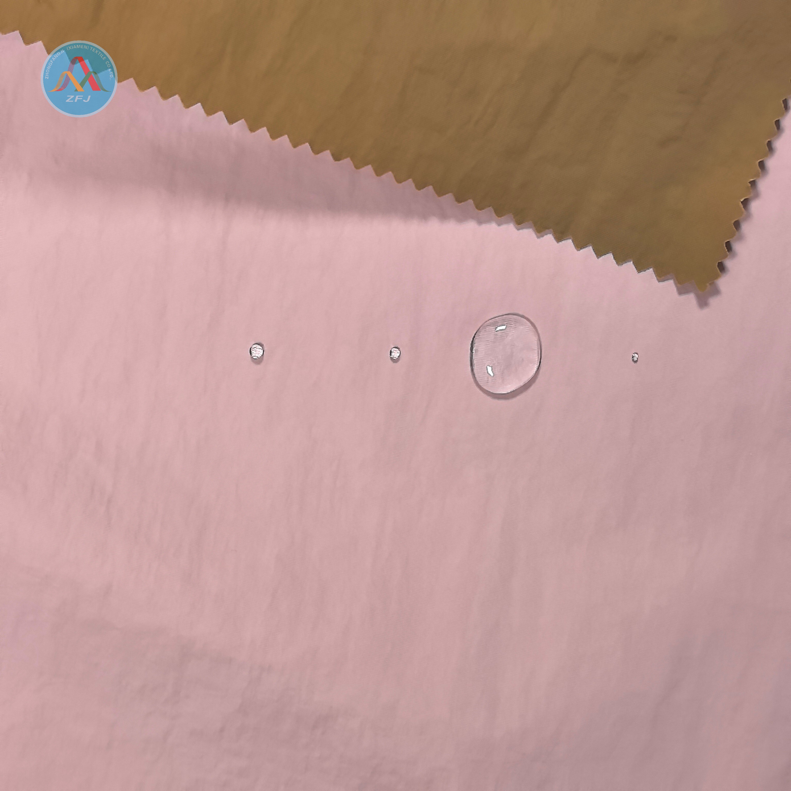 100% Nylon Crinkled Fabric with UPF 50+ for Sun Protection Clothing