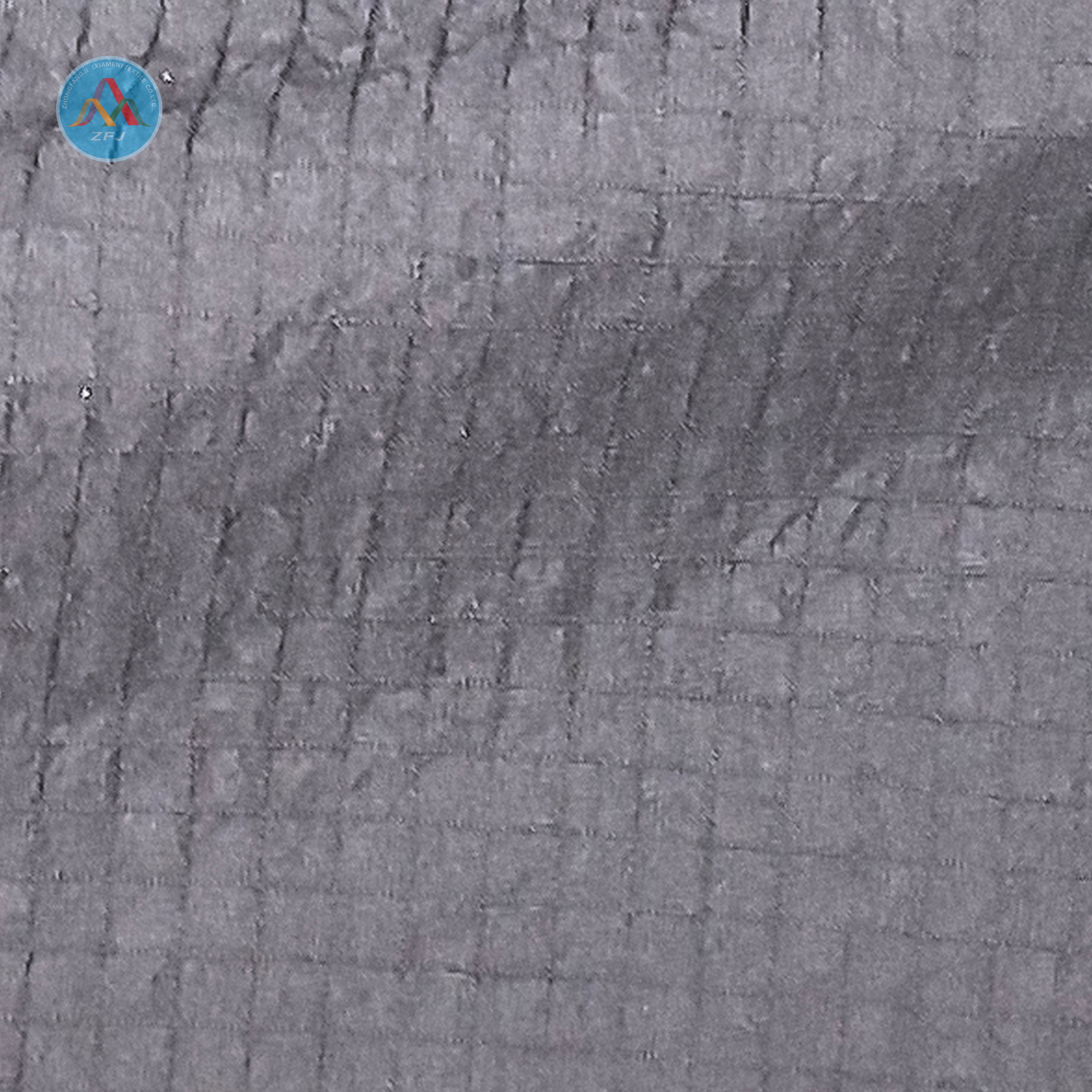 100% Nylon Crinkled Rip-Stop Fabric For Jacket