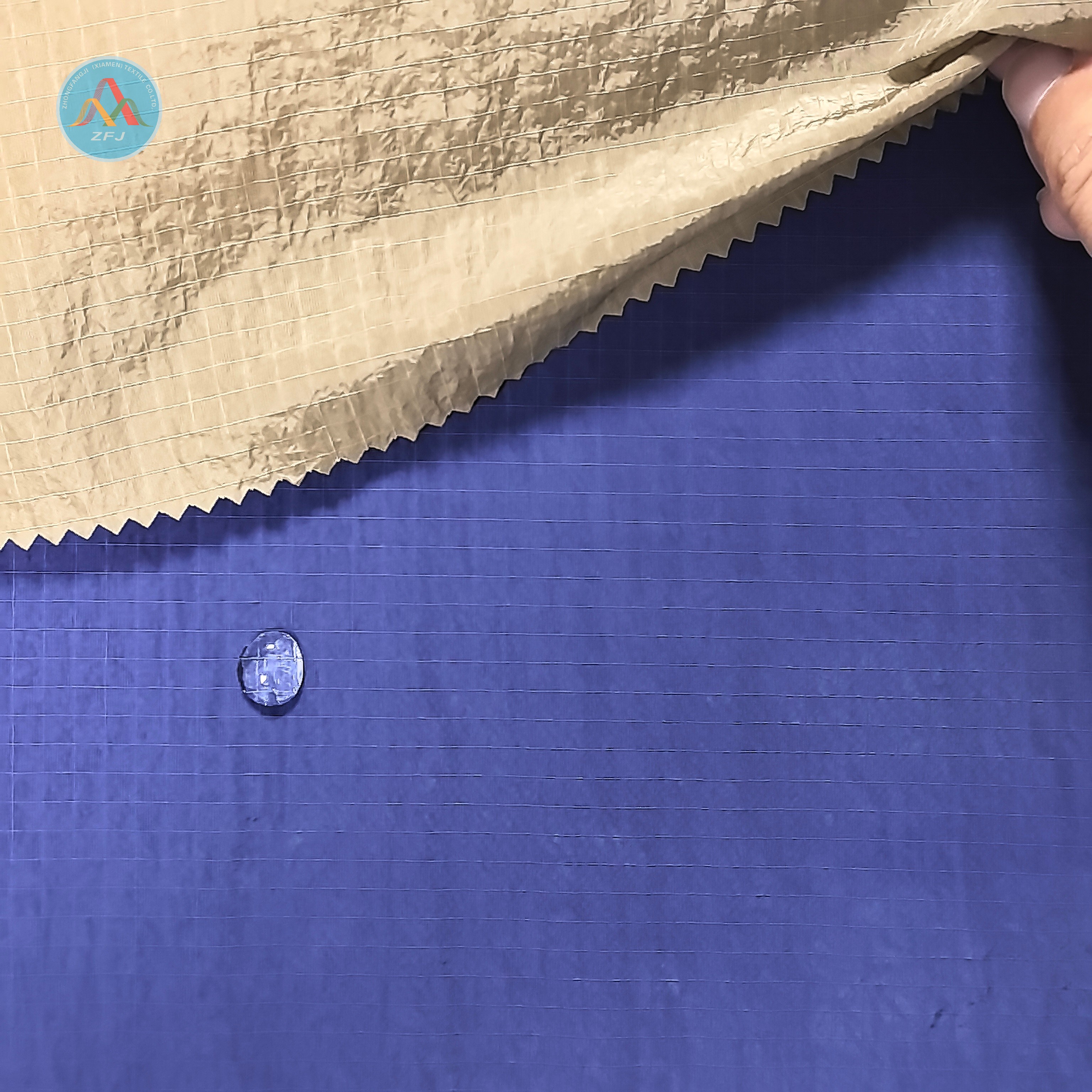 100% Nylon Crinkle Fabric Is Ideal for Sun-Protective Clothing And Down Jackets