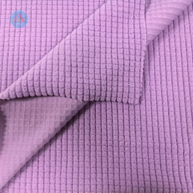 Stripe & Check Polar Fleece with Spandex