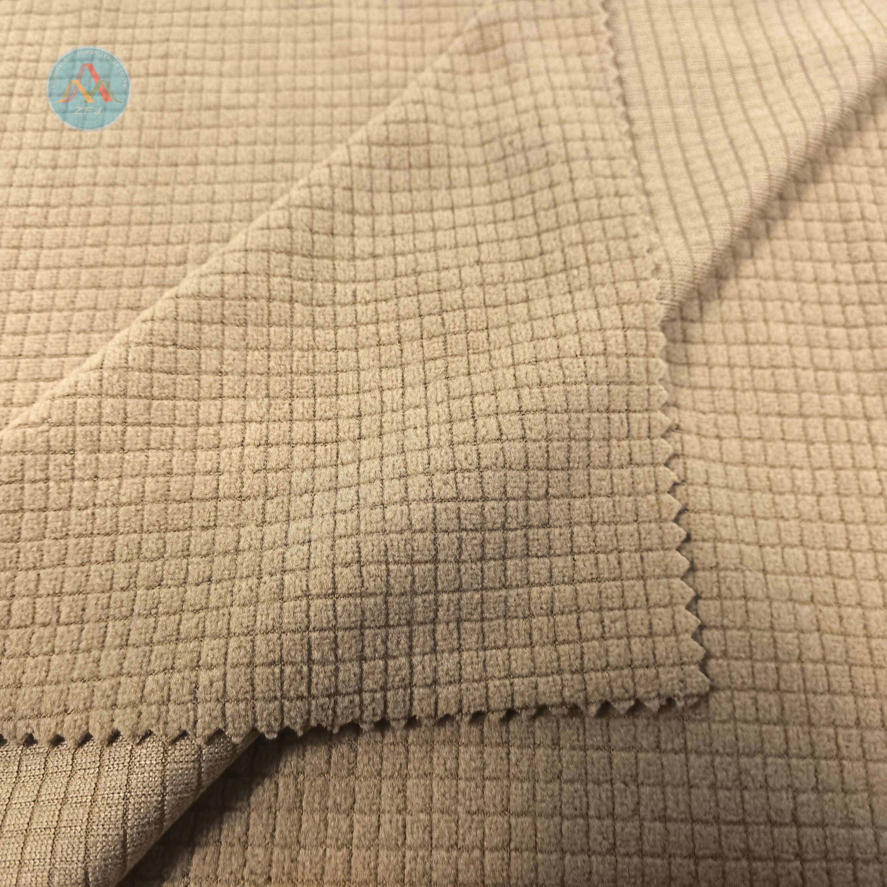 100% Polyester 150gsm Jacquard Polar Fleece