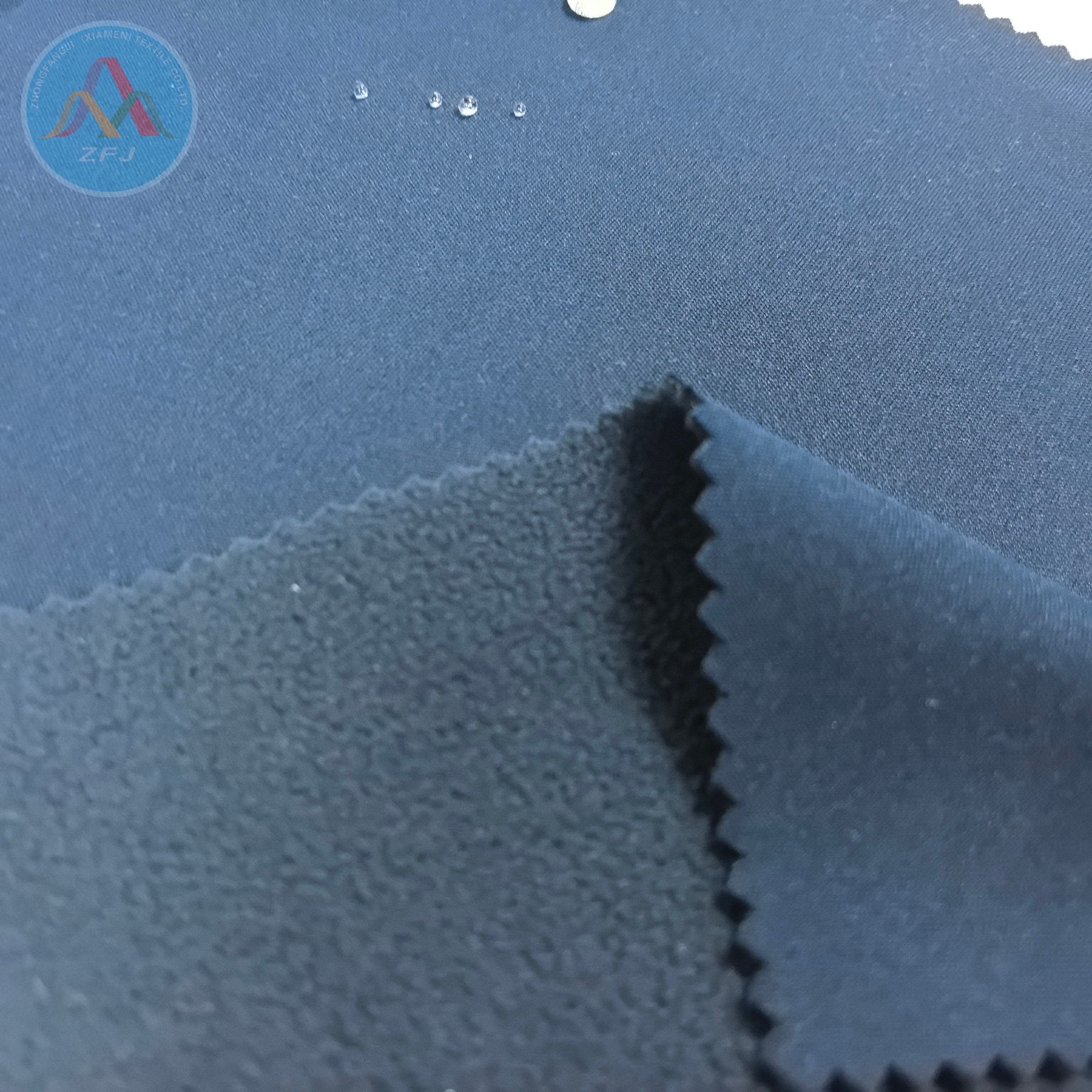 Knitted Fabric Laminated with Fleece for Soft Shell Jackets