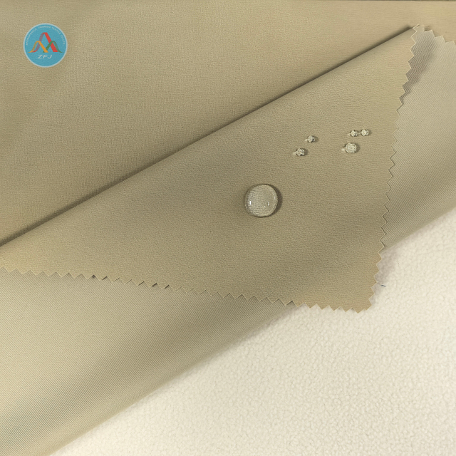 100% Polyester Slightly Wrinkled Fabric for Vests And Down Jackets