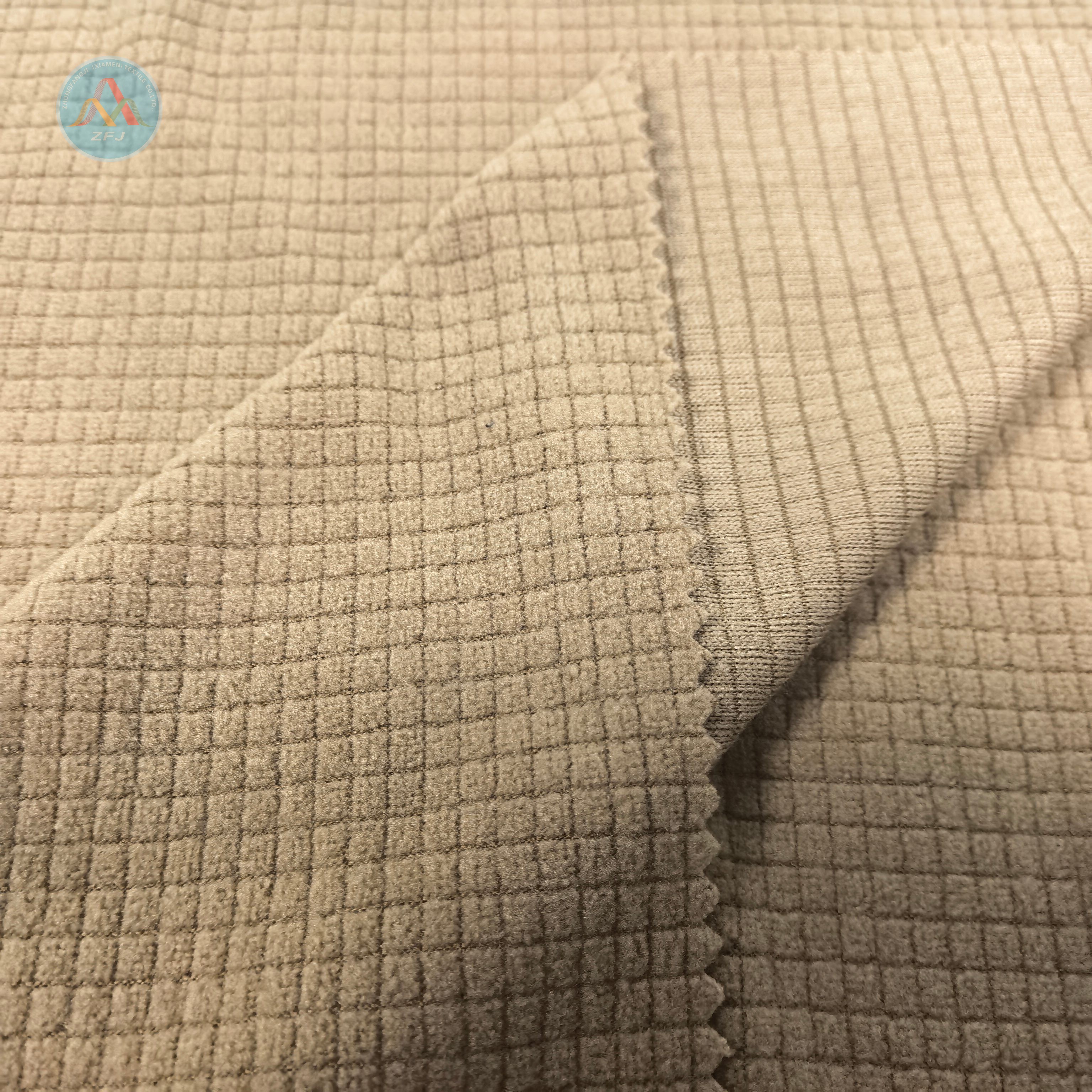 100% Polyester 150gsm Jacquard Polar Fleece