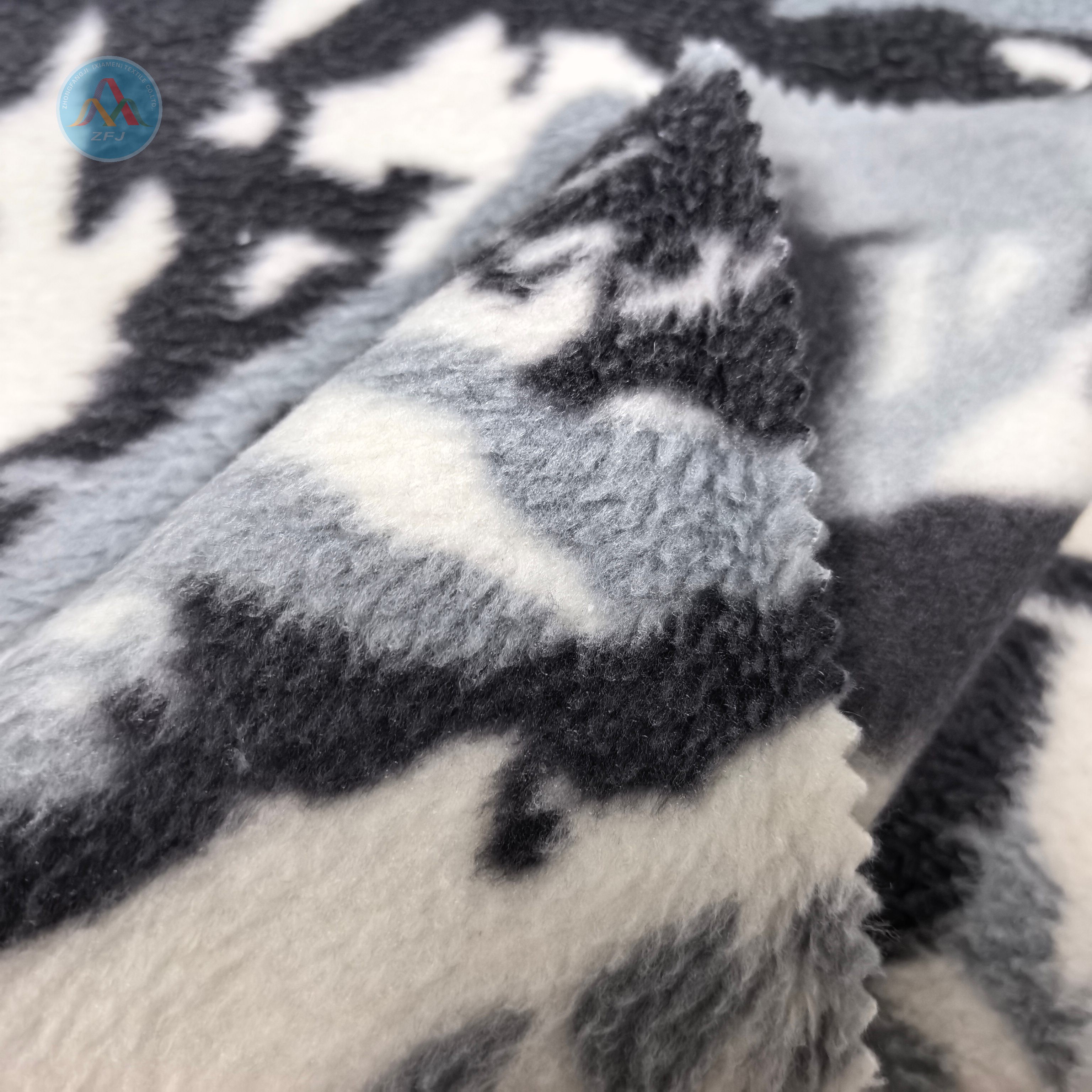 100% Polyester 300gsm Printed Polar Fleece