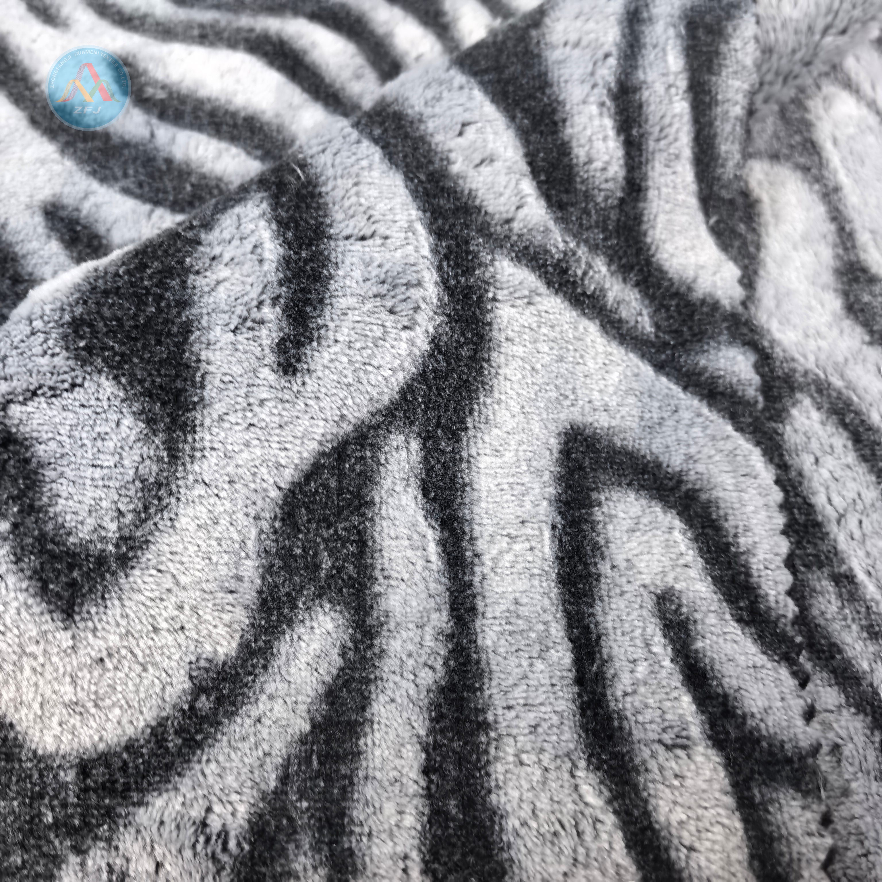 100% Polyester 285gsm Cut Pile Fleece Fabric