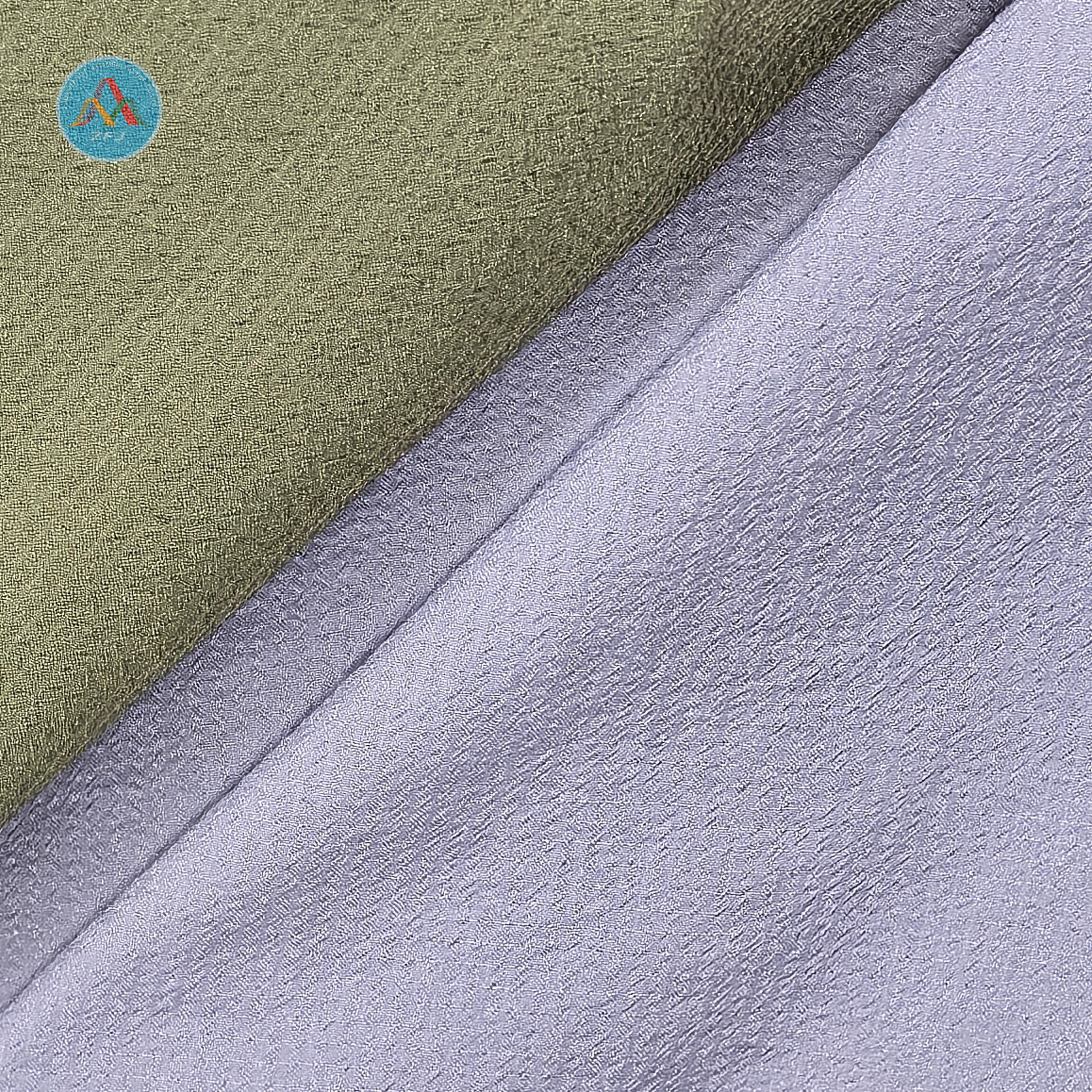 100% Nylon Lightweight Striped Crinkled Fabric for Jacket