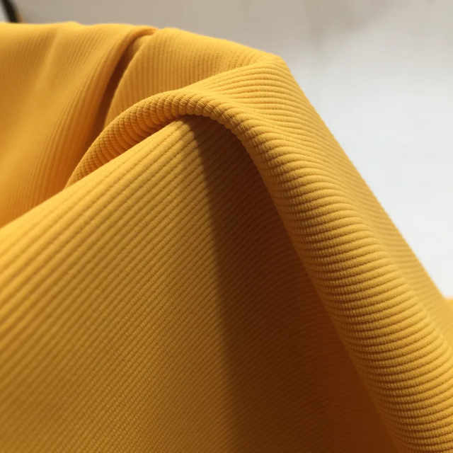 Ribbed 75% Nylon 25% Spandex Sports Polyester Textile Stretchy Knitted Fabric
