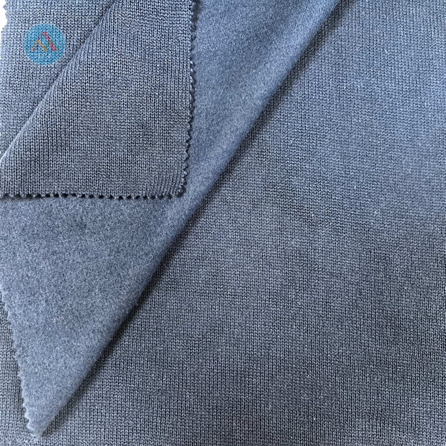 Brushed Back Coarse Gauge Plain Knit Fabric