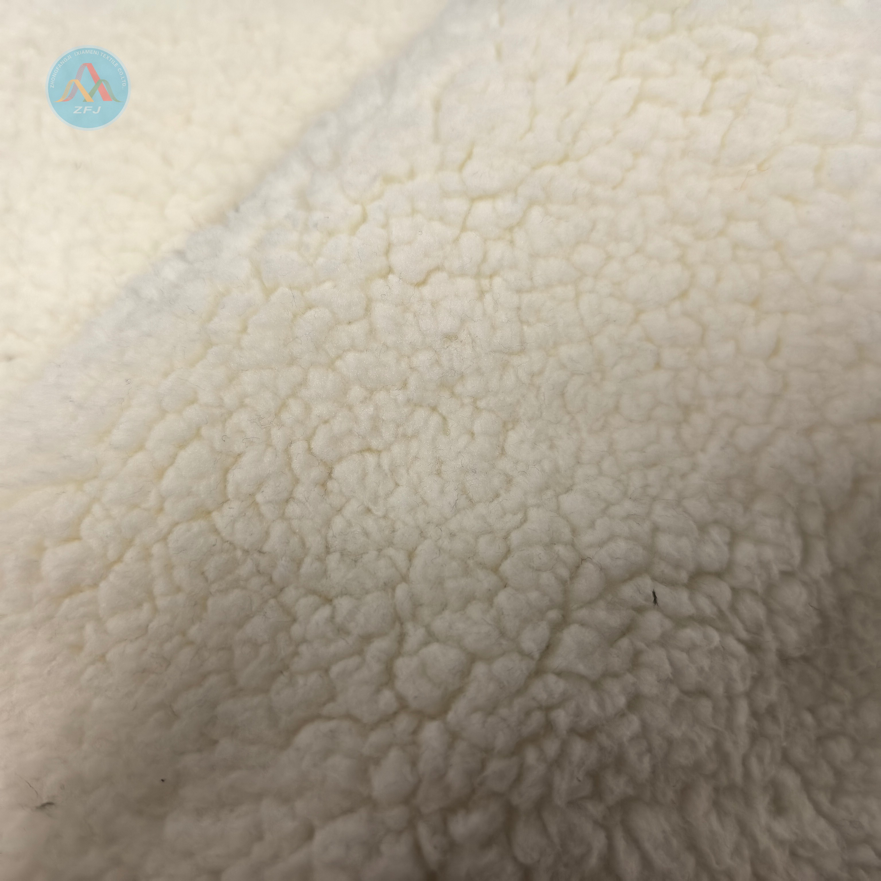 High Quality Polyester Sherpa Fleece Fabric 