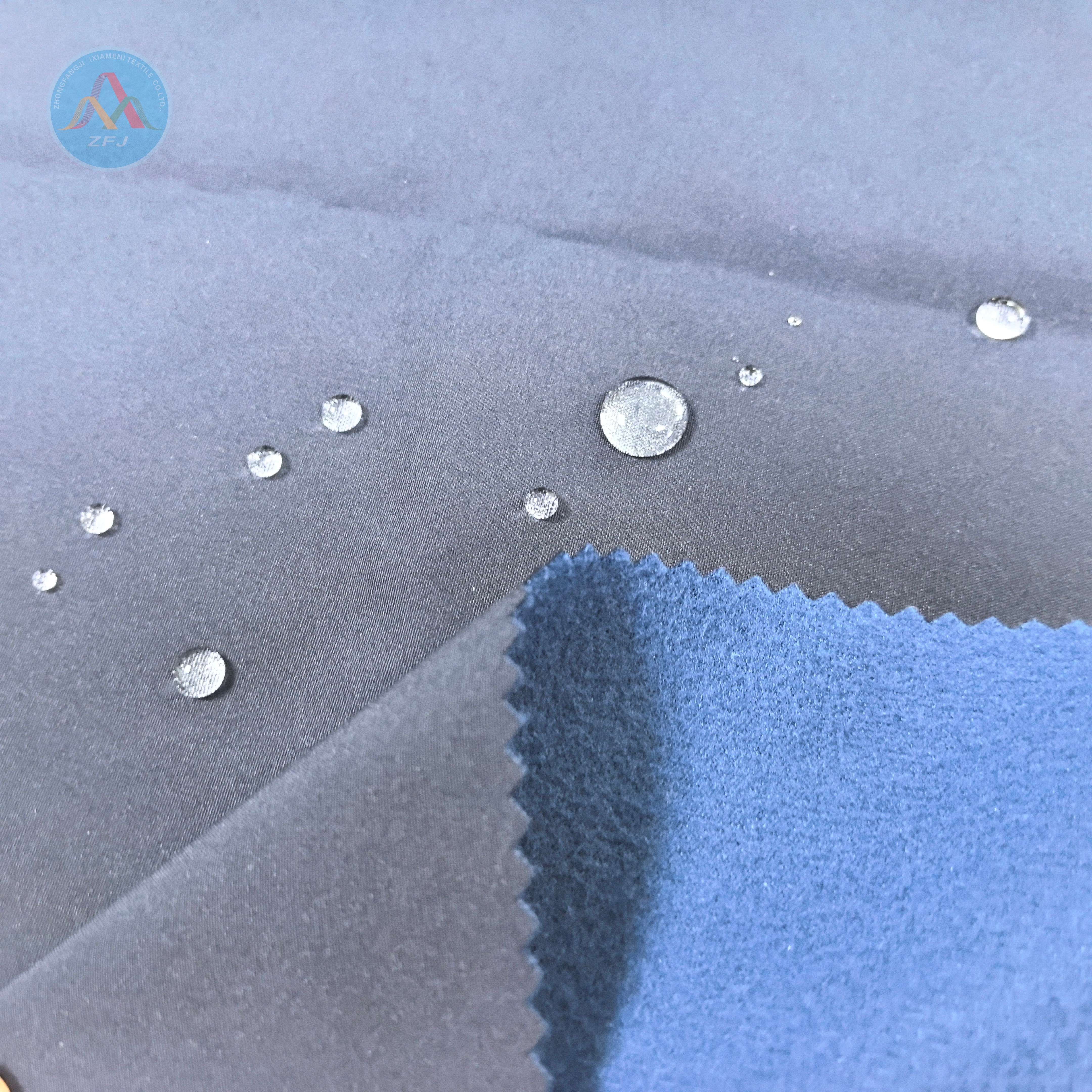 Four-way Stretch Fabric Laminated with TPU And Fleece for Technical Jackets