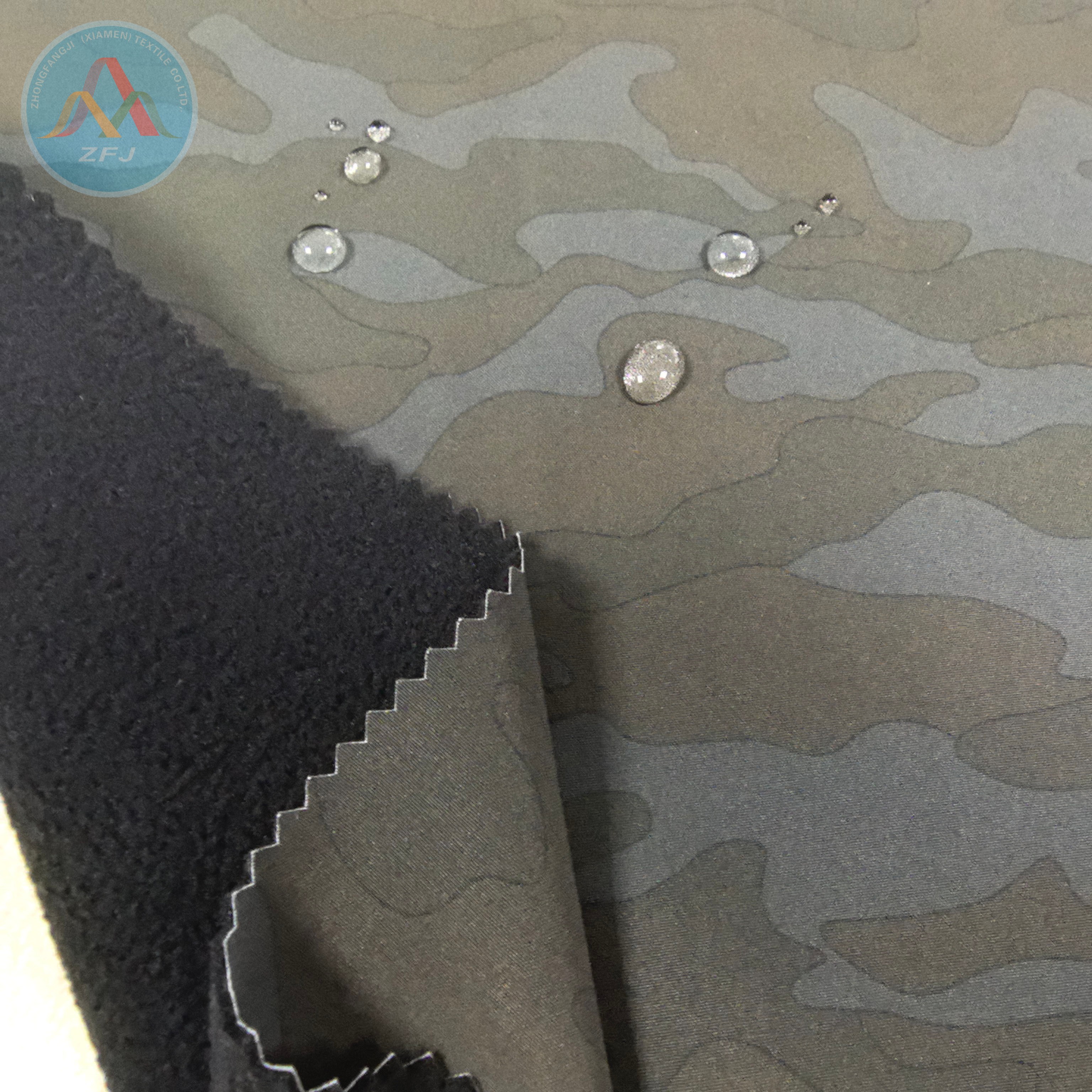 Custom Digitally Printed 3-in-1 Laminated Fabric for Outdoor Hiking Apparel