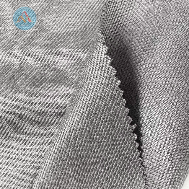 Sustainable Tencel Linen Fabric 2/2 Twill for Summer Clothing