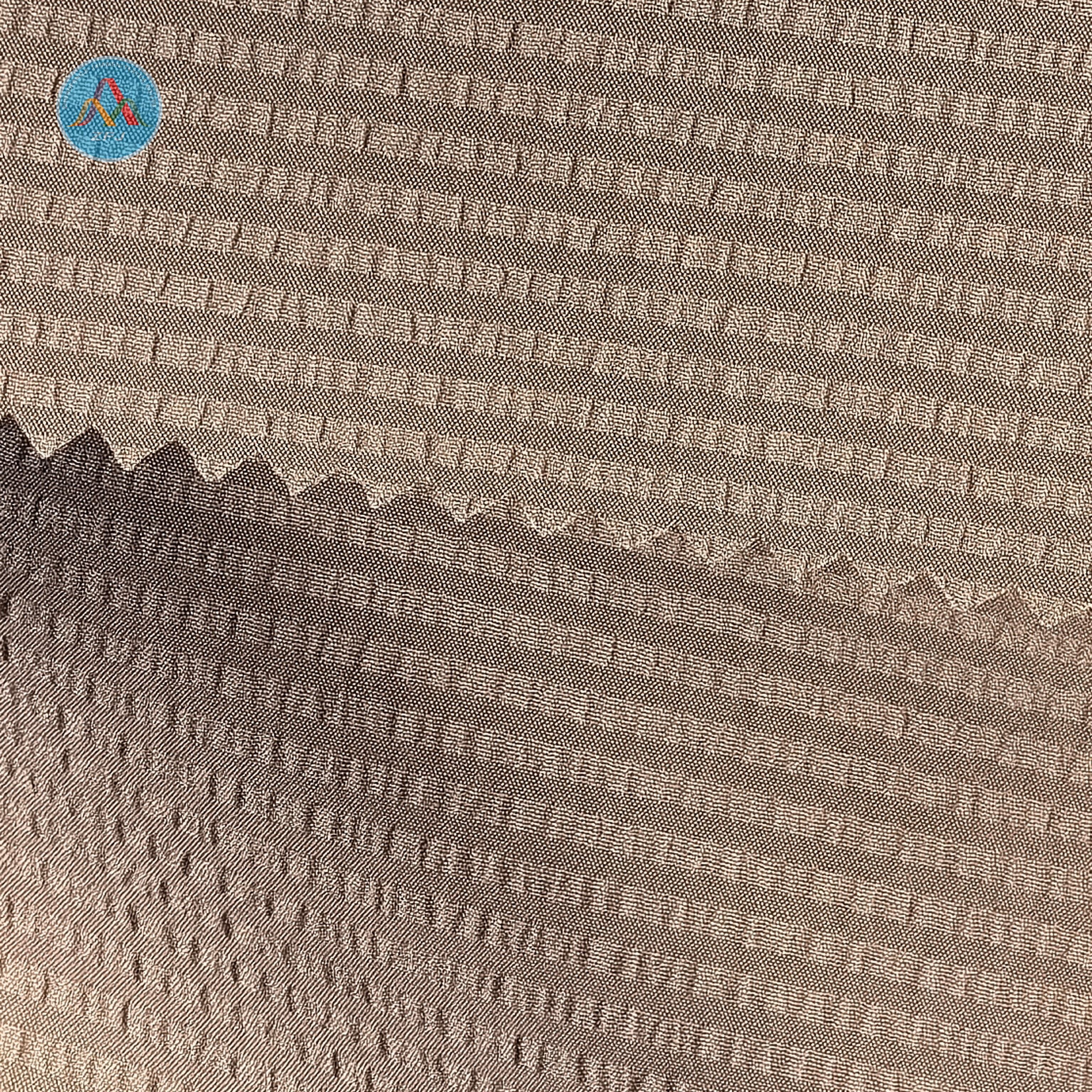 100% Polyester Crinkled Stripe Fabric for Shirt And Shorts