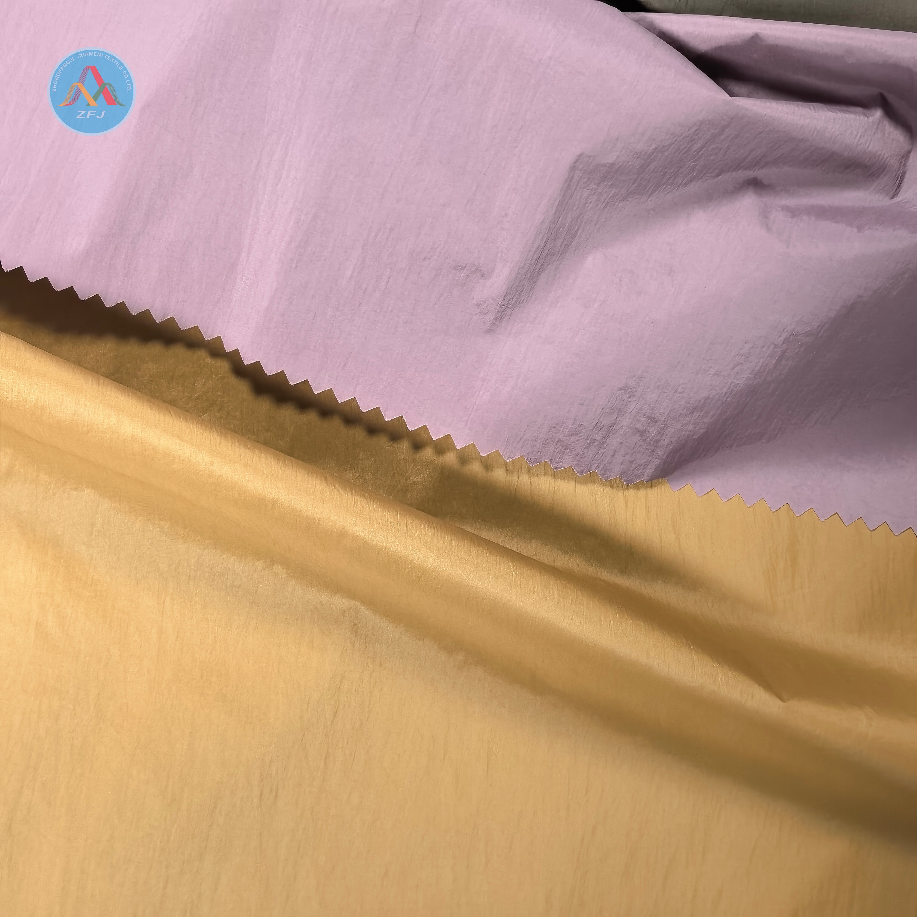 15 Denier 480T Matt Nylon Crinkled Fabric