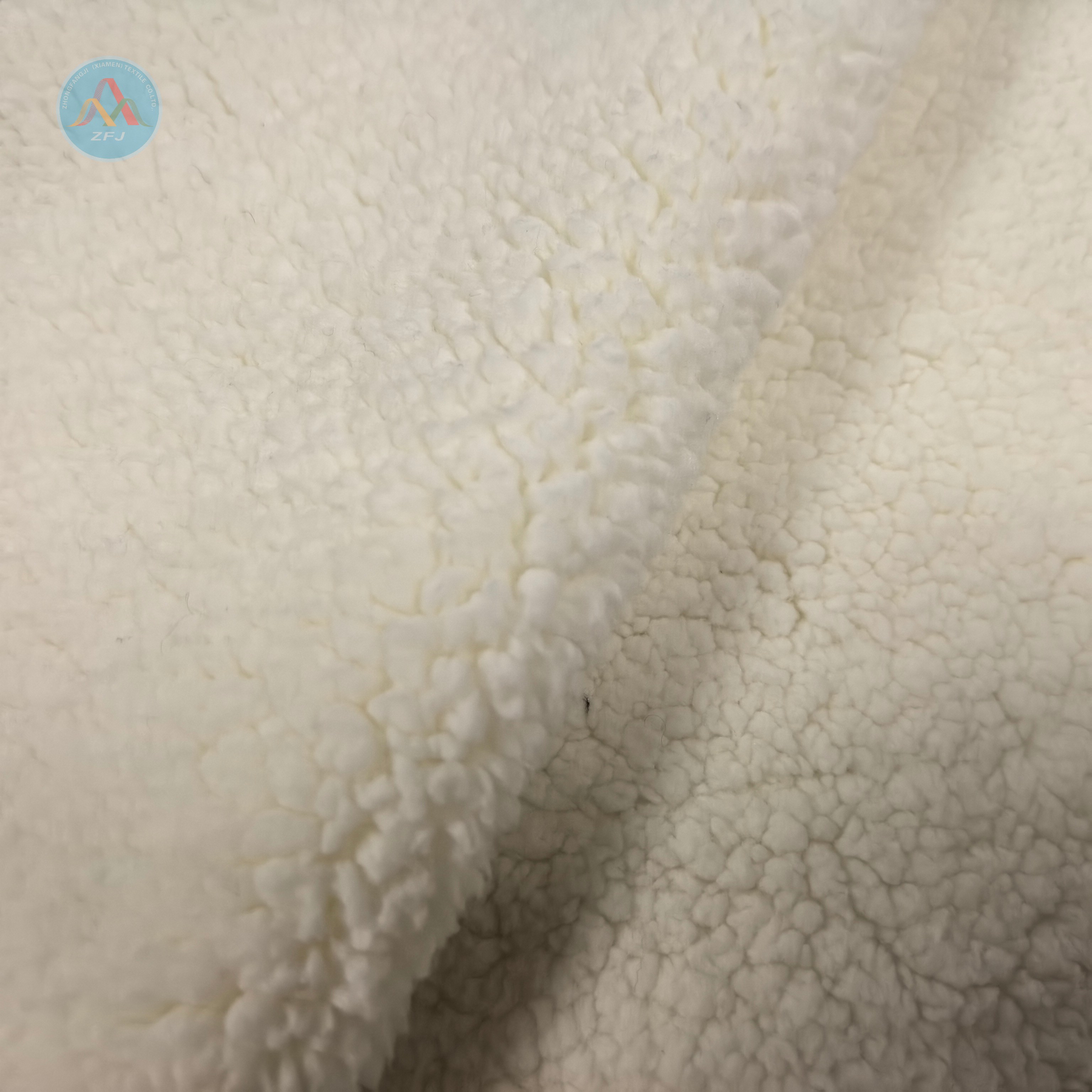 High Quality Polyester Sherpa Fleece Fabric 