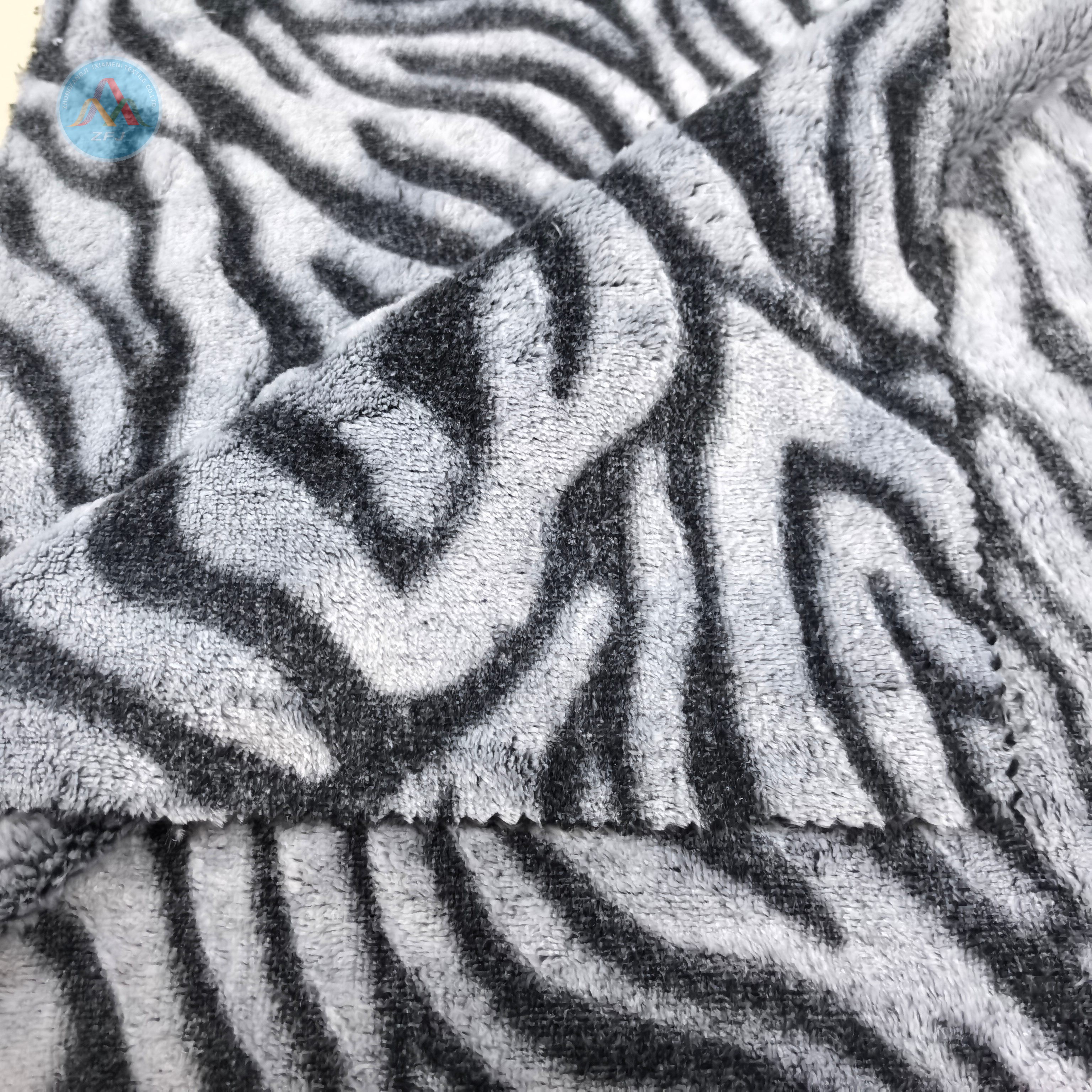 100% Polyester 285gsm Cut Pile Fleece Fabric