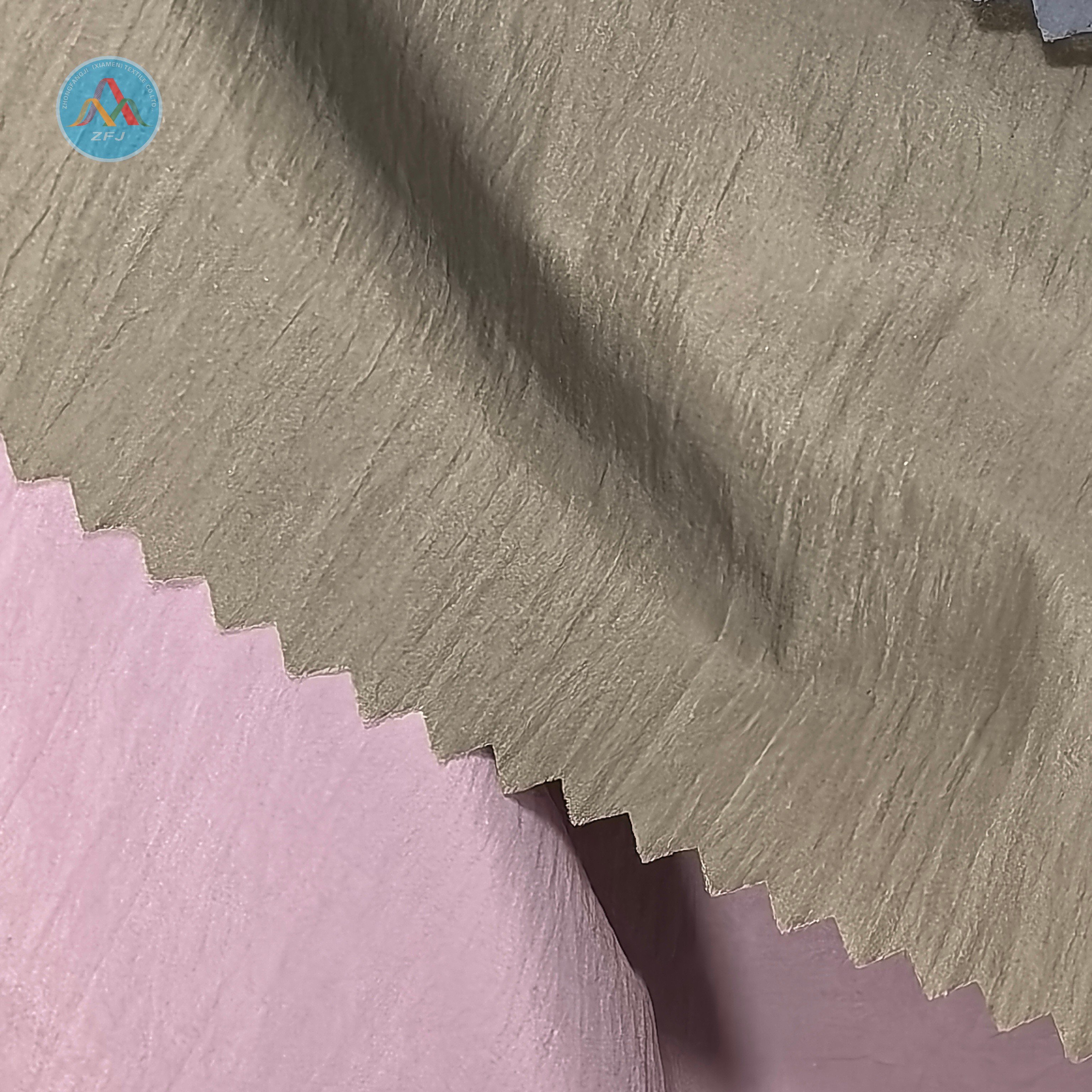 15 Denier 480T Matt Nylon Crinkled Fabric