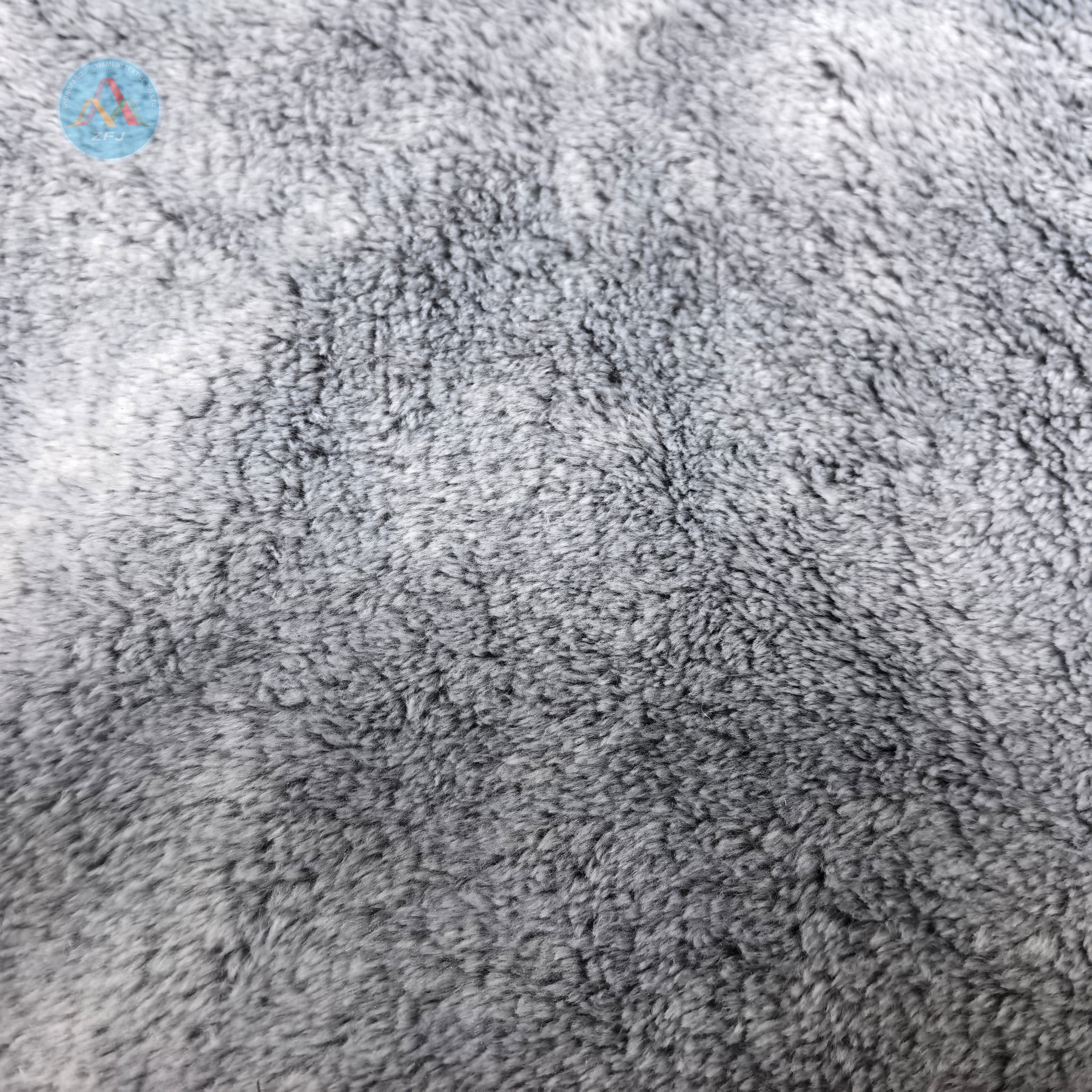 100% Polyester 285gsm Cut Pile Fleece Fabric