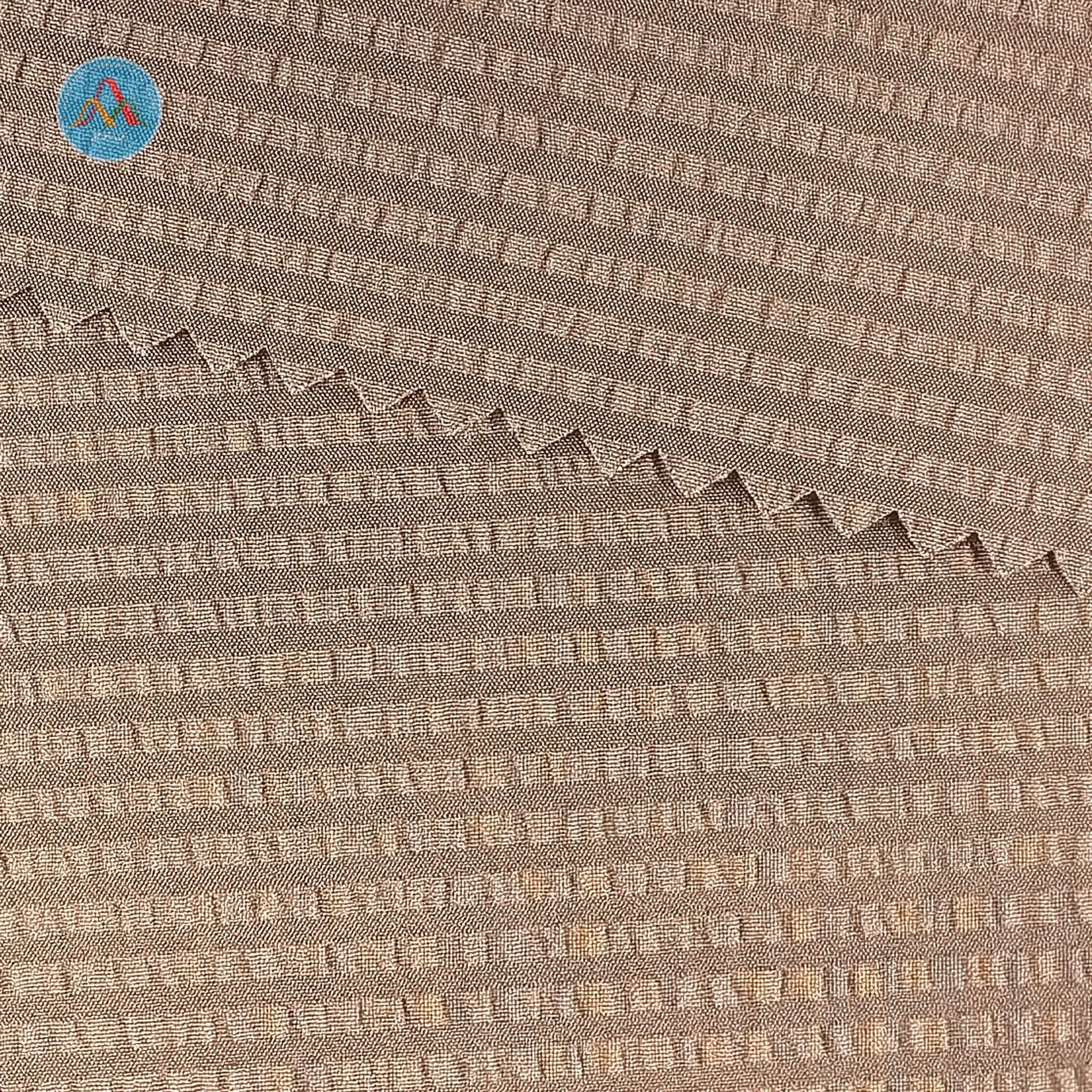 100% Polyester Crinkled Stripe Fabric for Shirt And Shorts