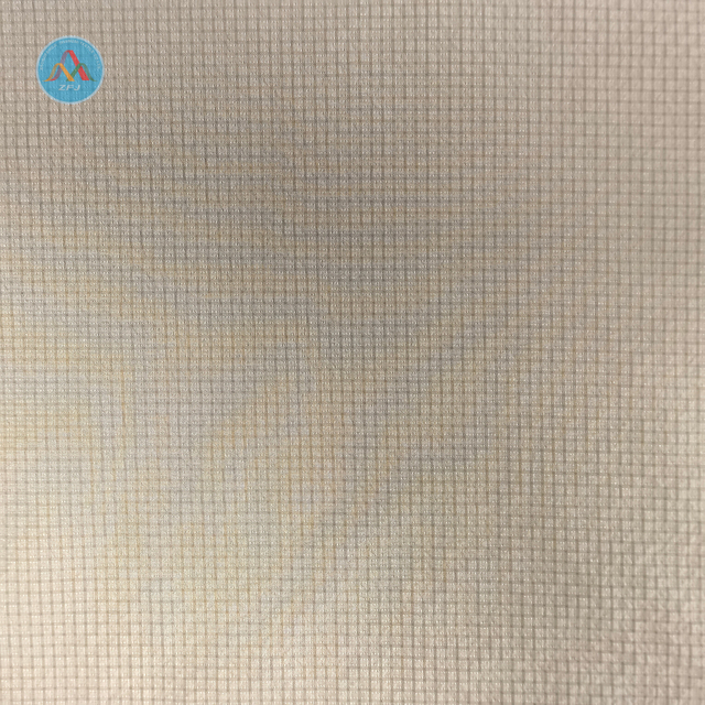 100% Polyester Crinkled Plaid Fabric for Shirt And Shorts