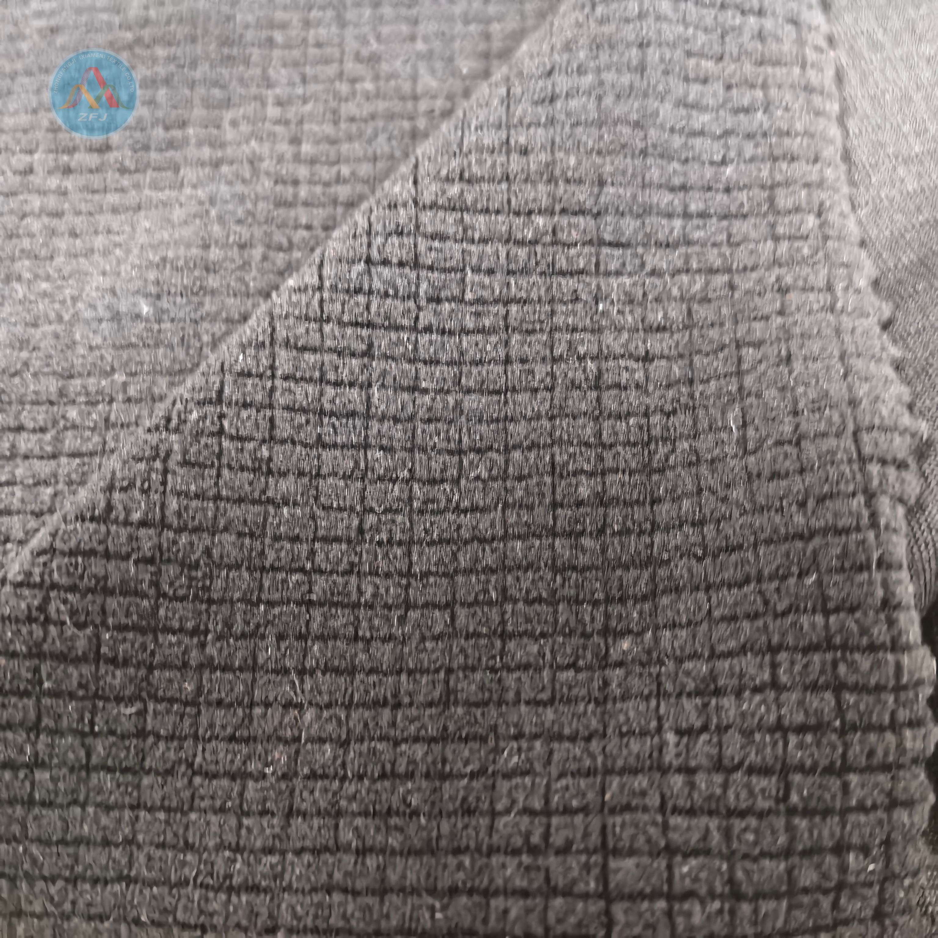 95%Polyester 5%Spandex 200gsm Jacquard Fleece Fabric