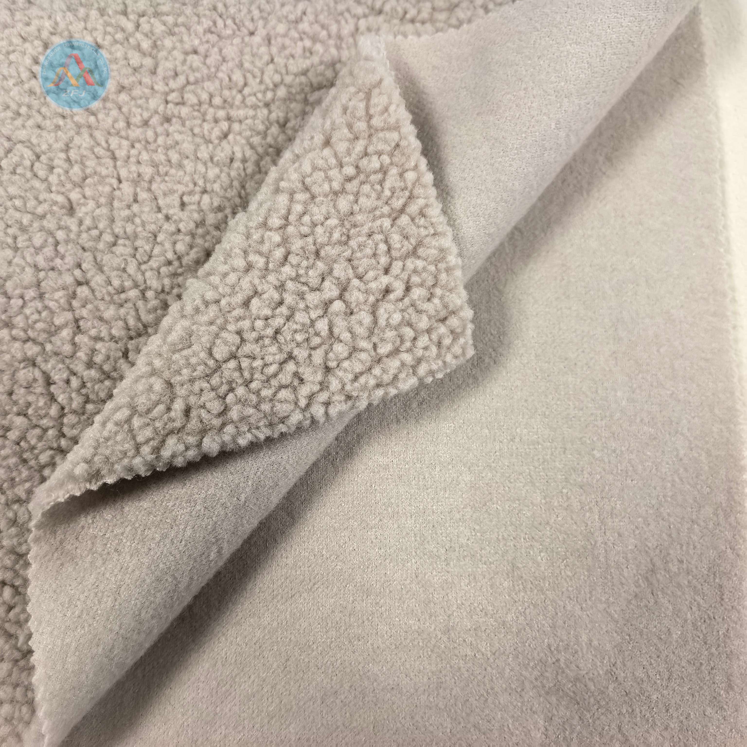 100% Recyclyed Polyester 400gsm Sherpa Fabric‌