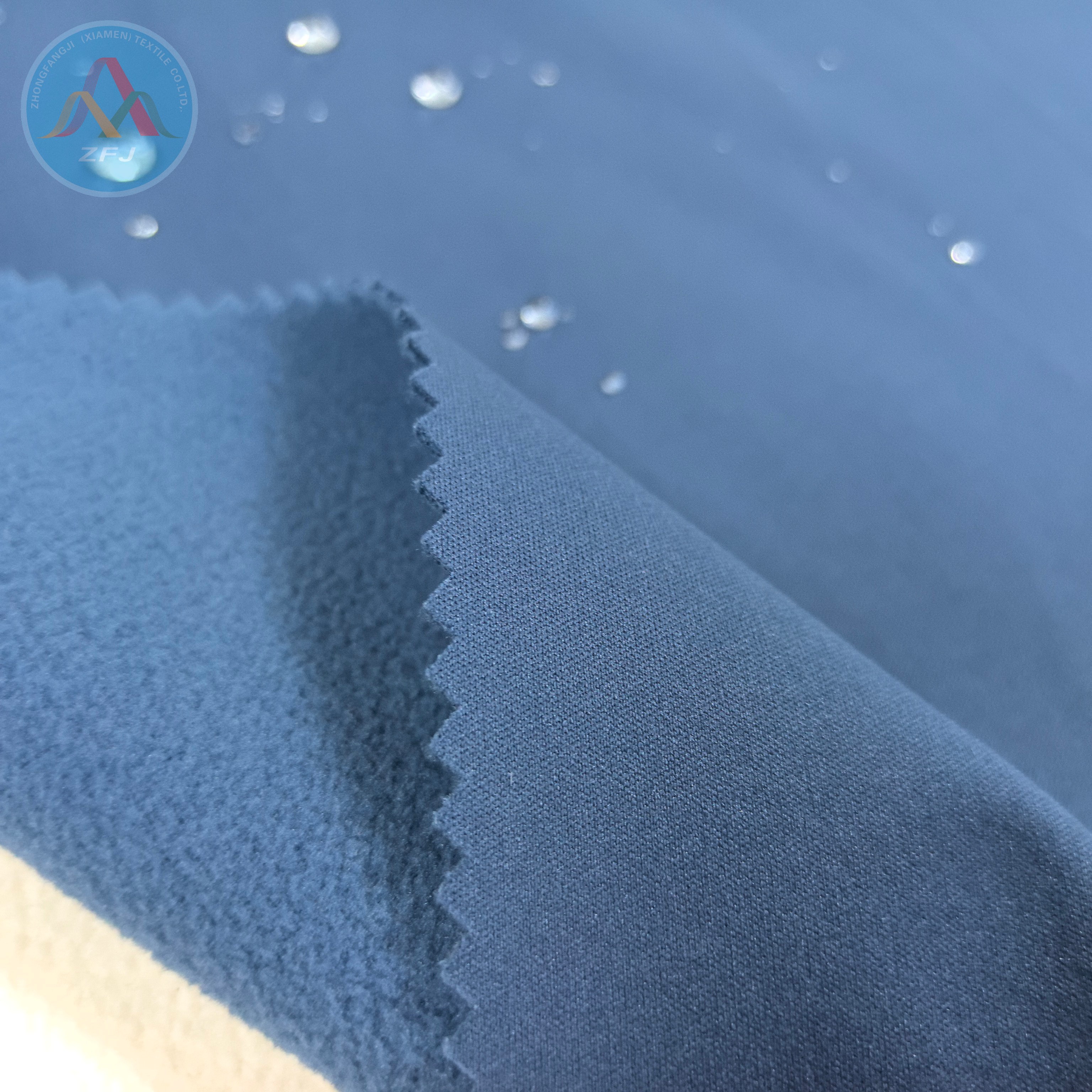 Knitted Fabric Laminated with Fleece for Soft Shell Jackets