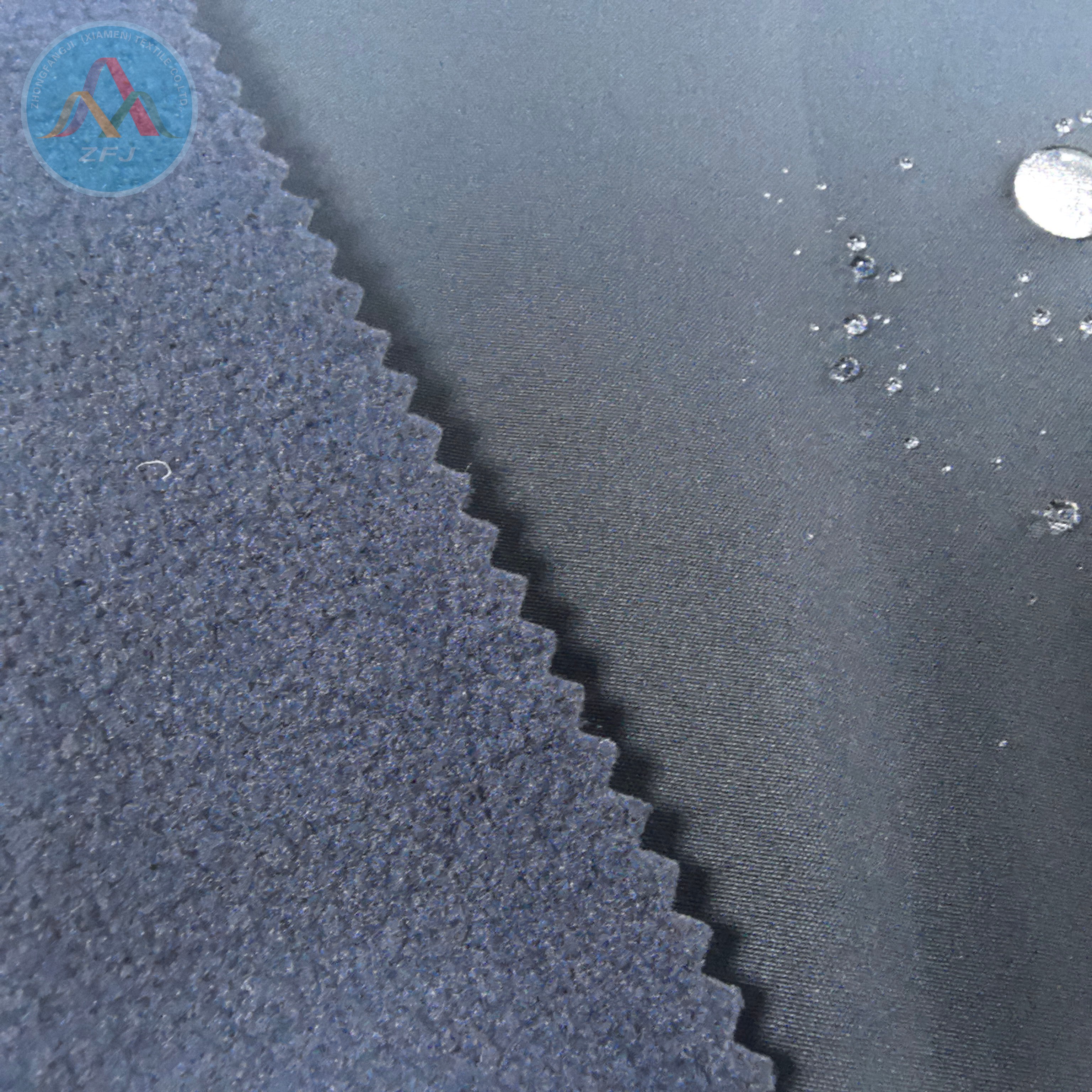 100D 4-Way Stretch Fabric Laminated with TPU And Fleece