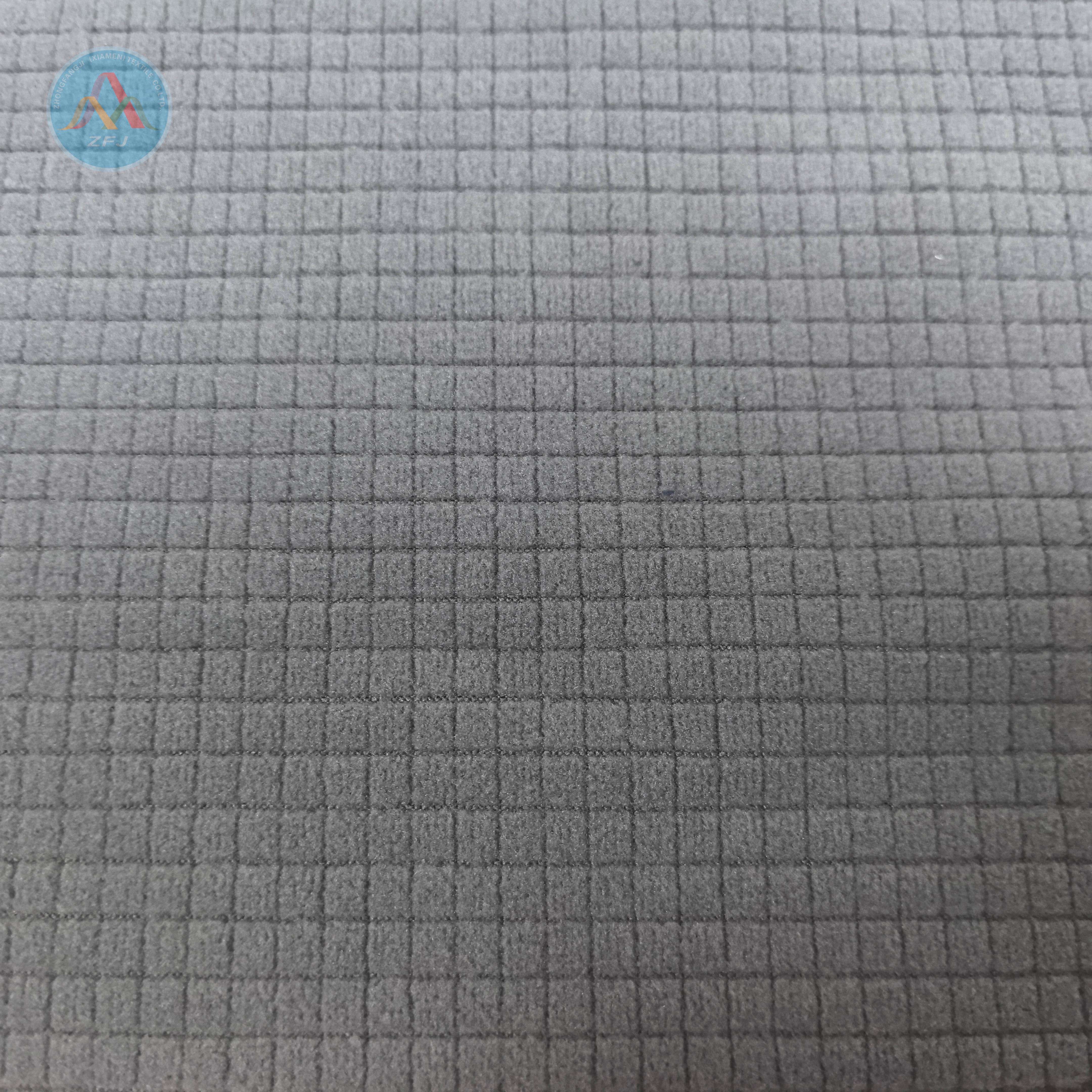 100D 4-Way Stretch Fabric Laminated with TPU And Jacquard Fleece