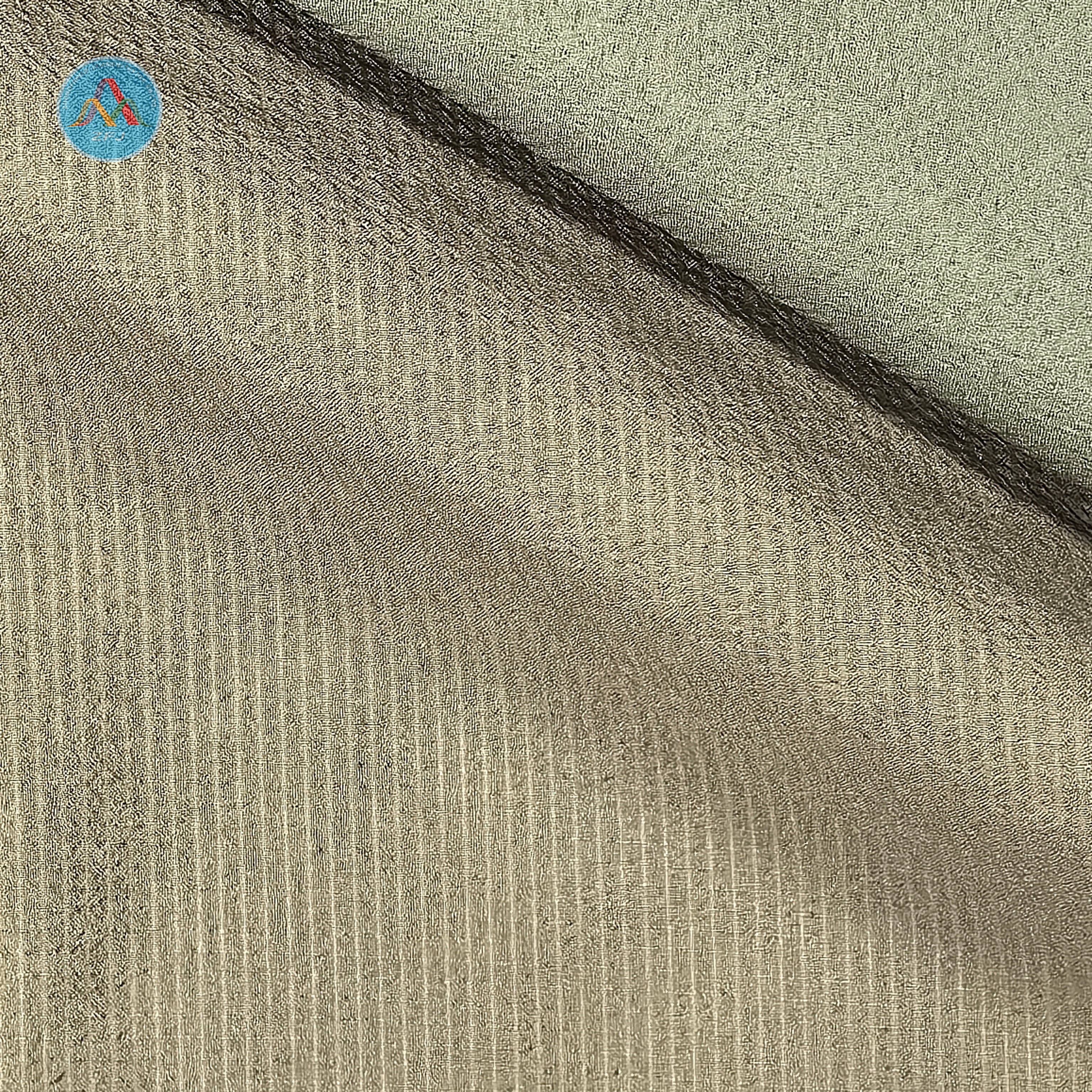 100% Nylon Lightweight Striped Crinkled Fabric for Jacket