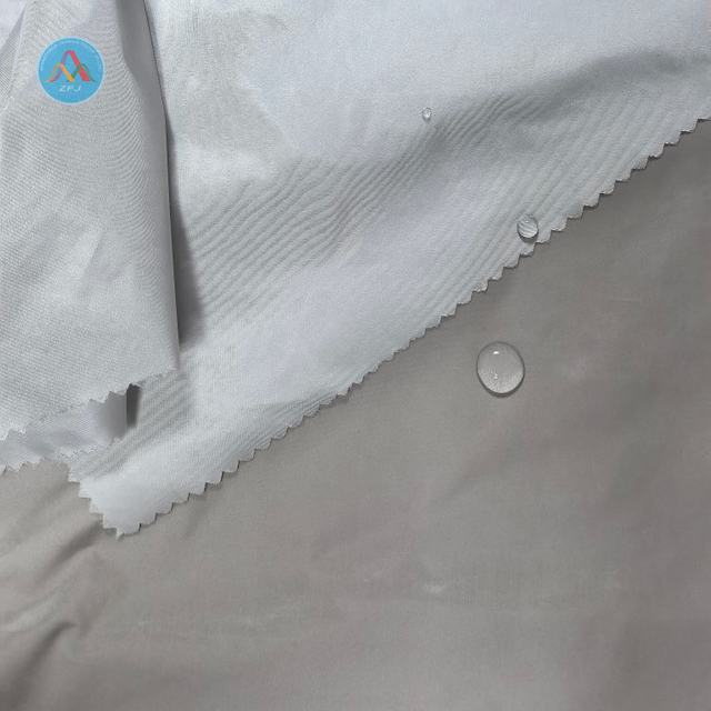 20D 100% Nylon Water Repellent Fabric Is Suitable For A Long Padded Jacket