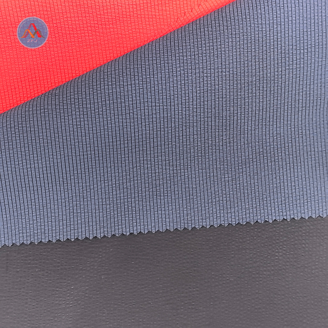 100% Polyester Crinkled Stripe Fabric for Shirt And Shorts