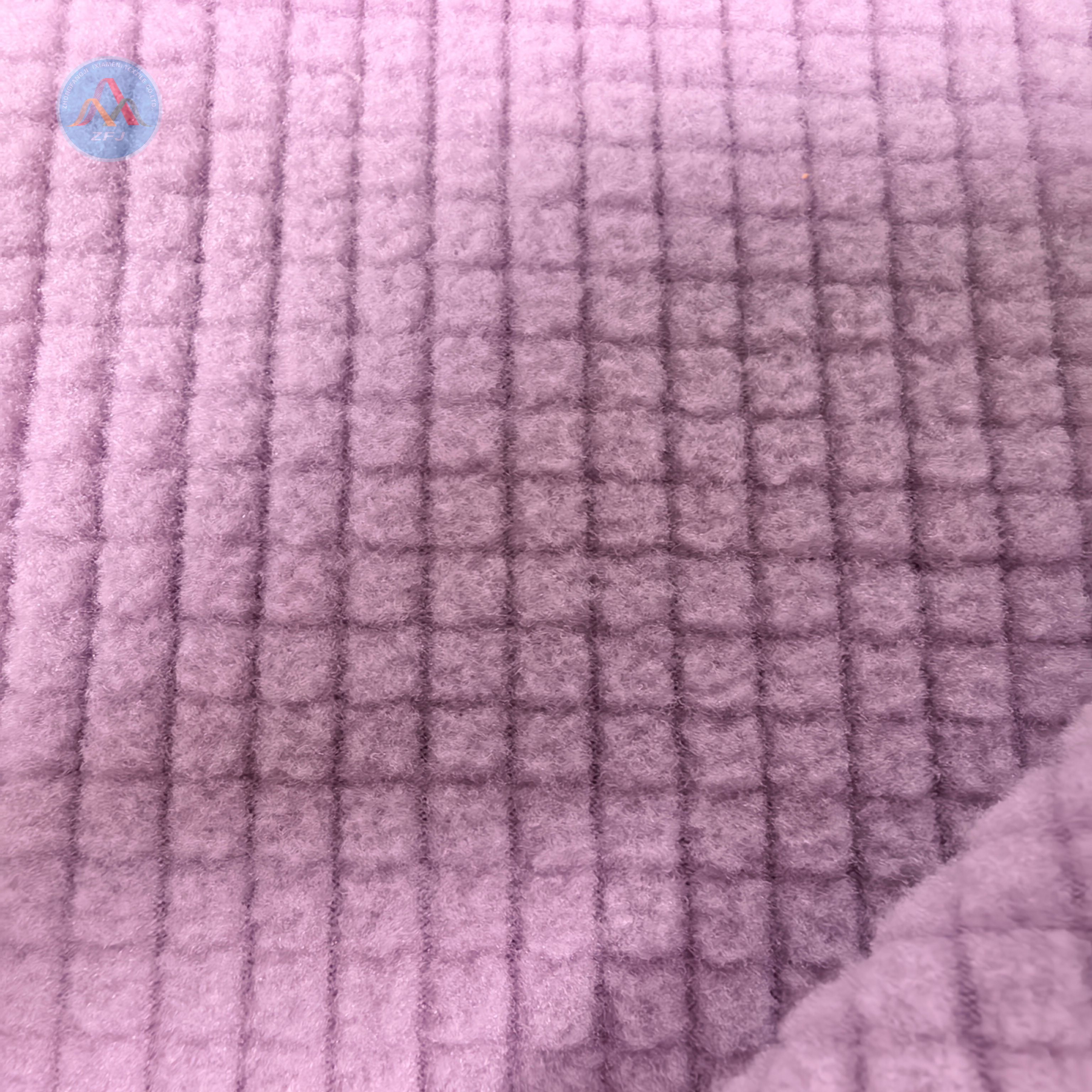 Stripe & Check Polar Fleece with Spandex