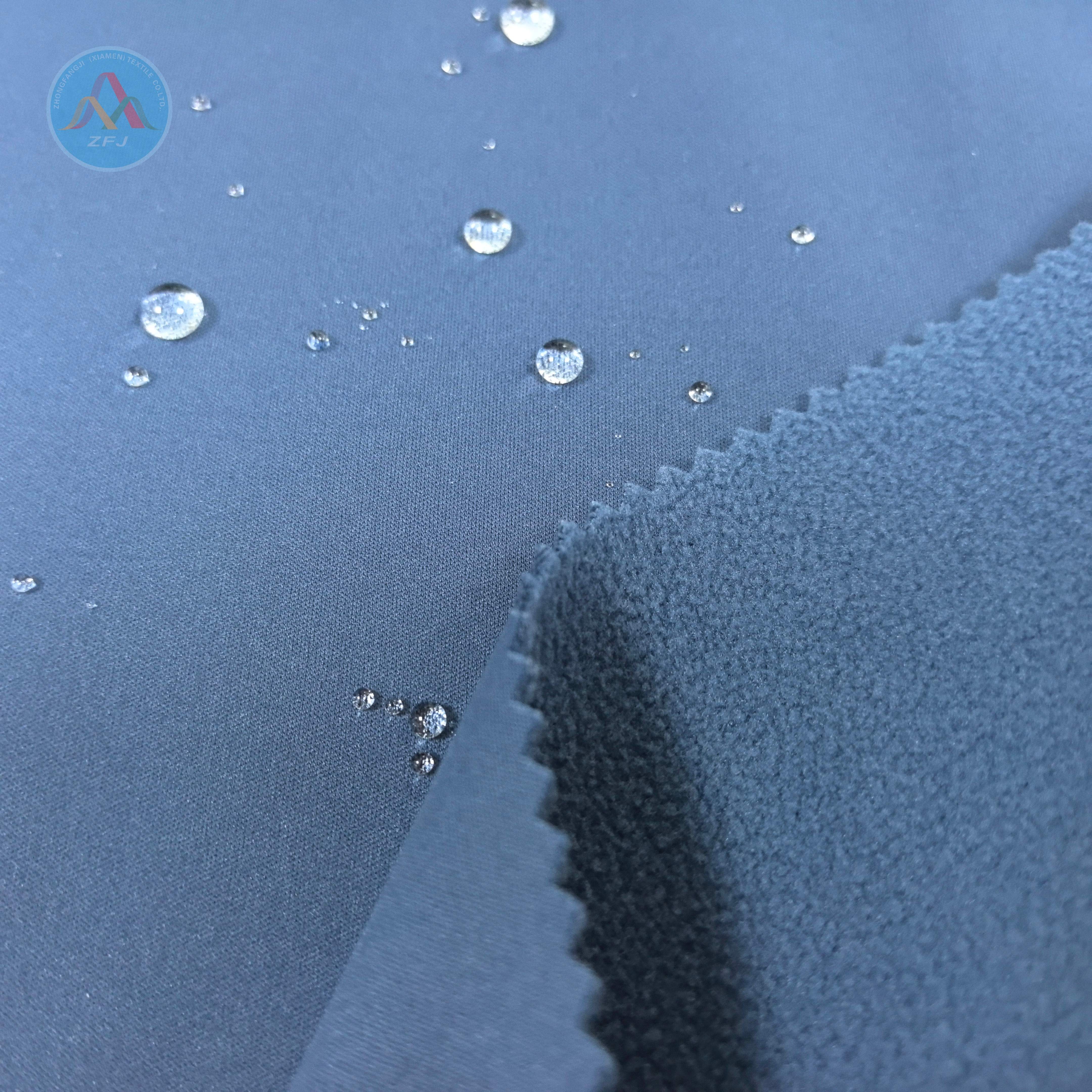 Knitted Fabric Laminated with Fleece for Soft Shell Jackets