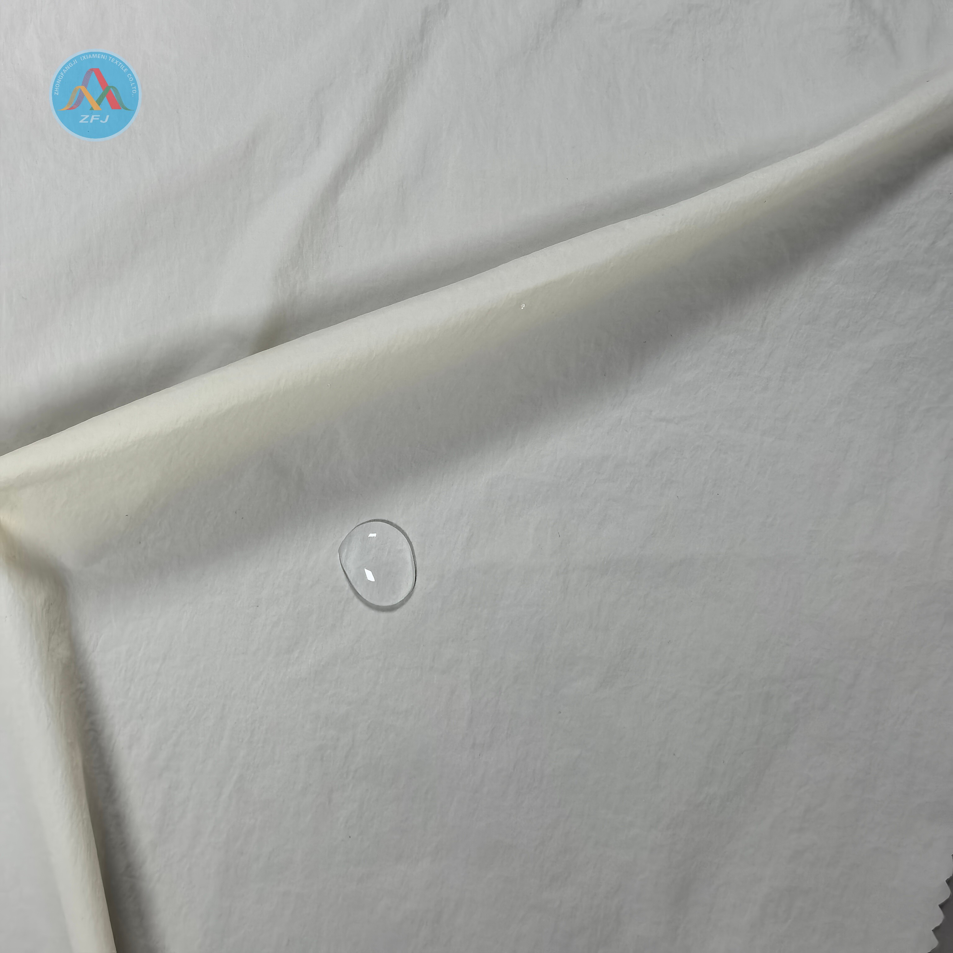 15 Denier 480T Matt Nylon Crinkled Fabric