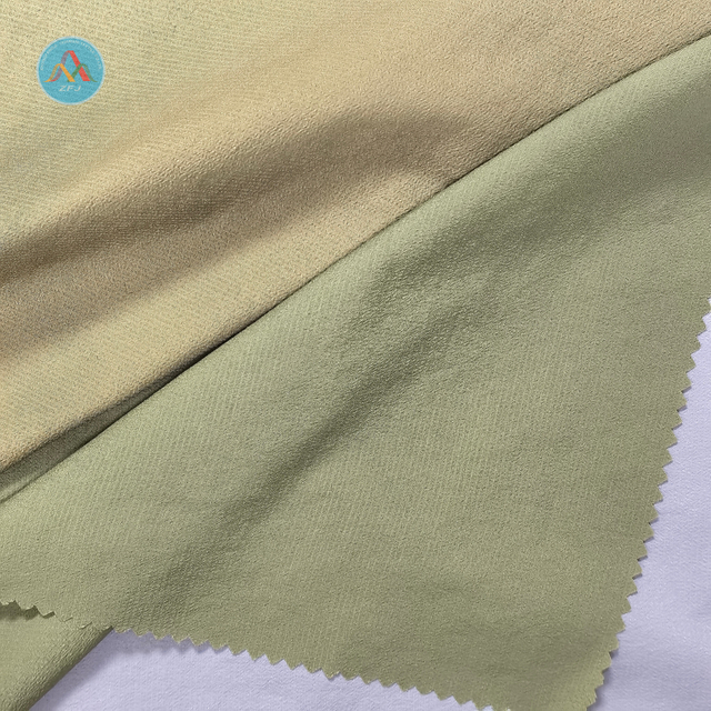 100% Nylon Lightweight Striped Crinkled Fabric for Jacket