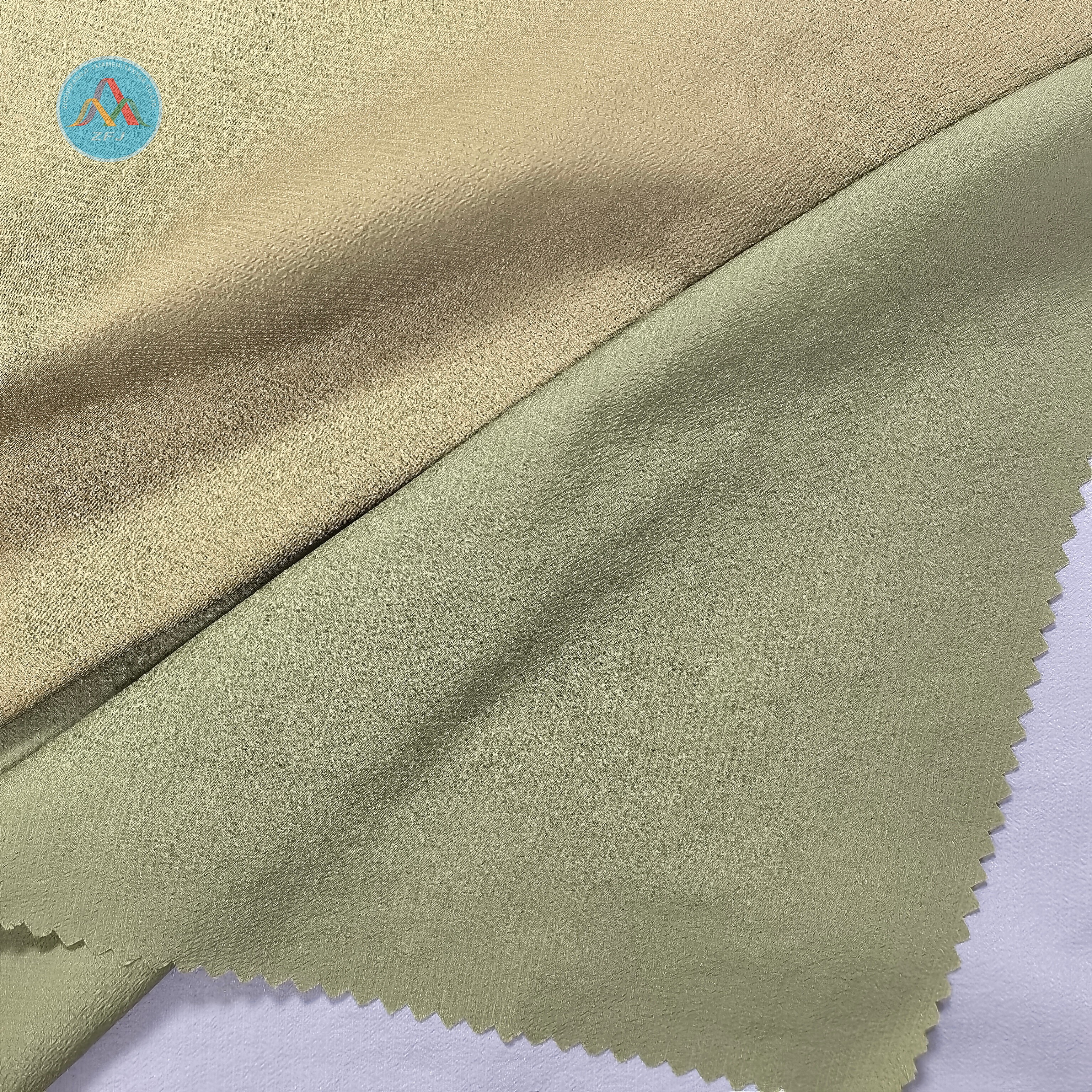 100% Nylon Lightweight Striped Crinkled Fabric for Jacket