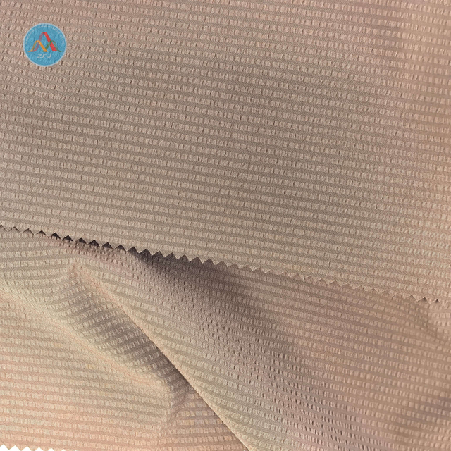 100% Polyester Crinkled Stripe Fabric for Shirt And Shorts