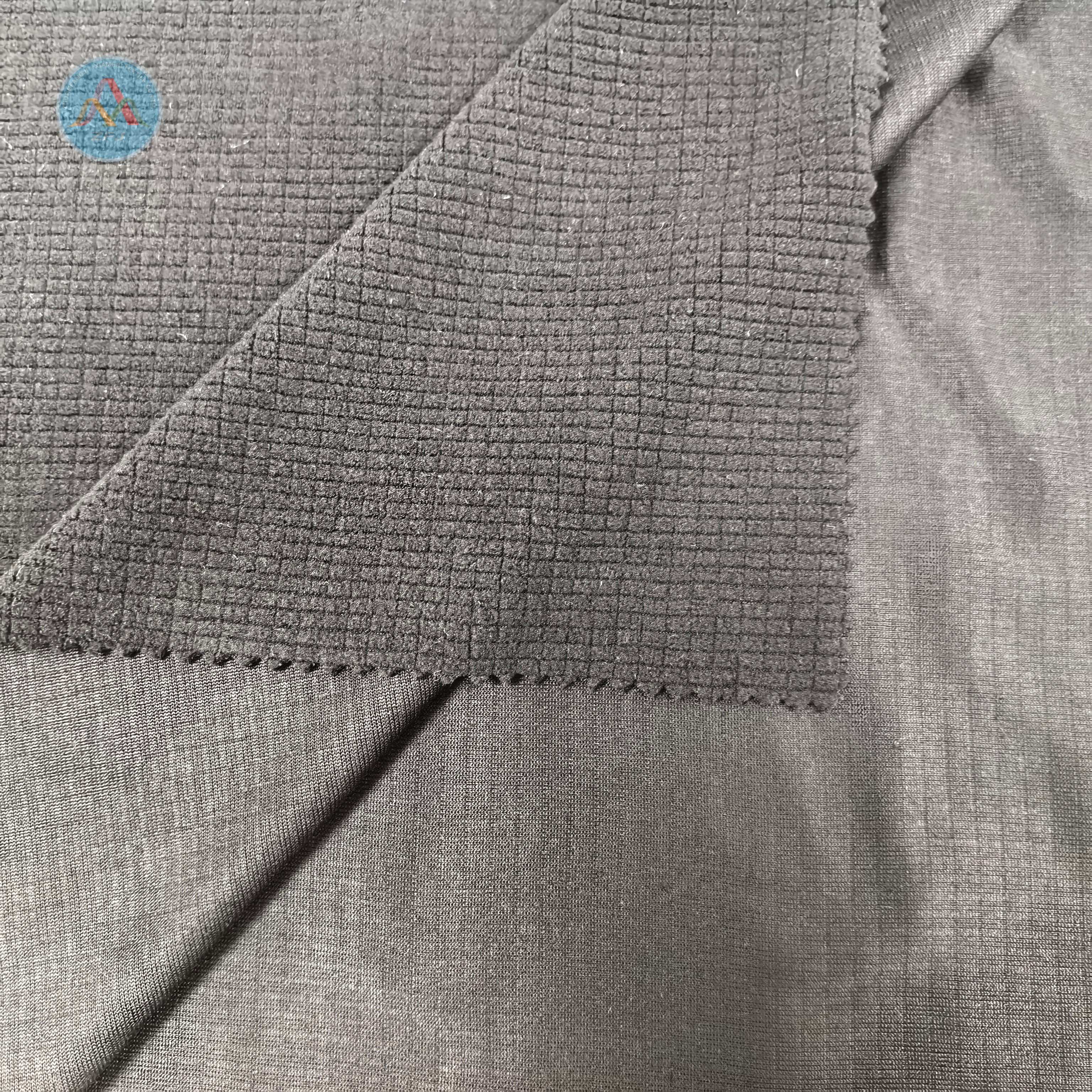 95%Polyester 5%Spandex 200gsm Jacquard Fleece Fabric