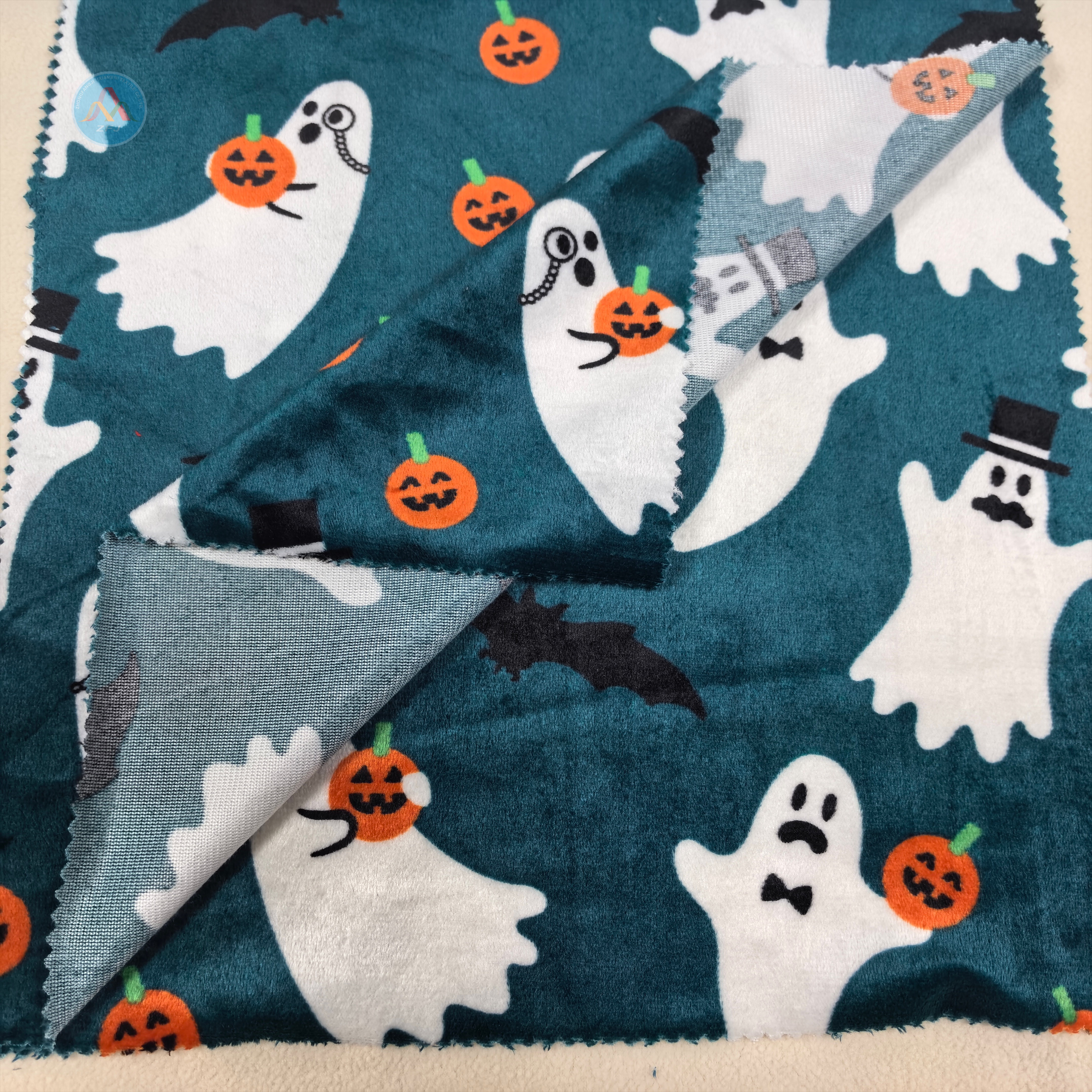 1.5mm 100% Polyester Crystal Print Velvet Blanket