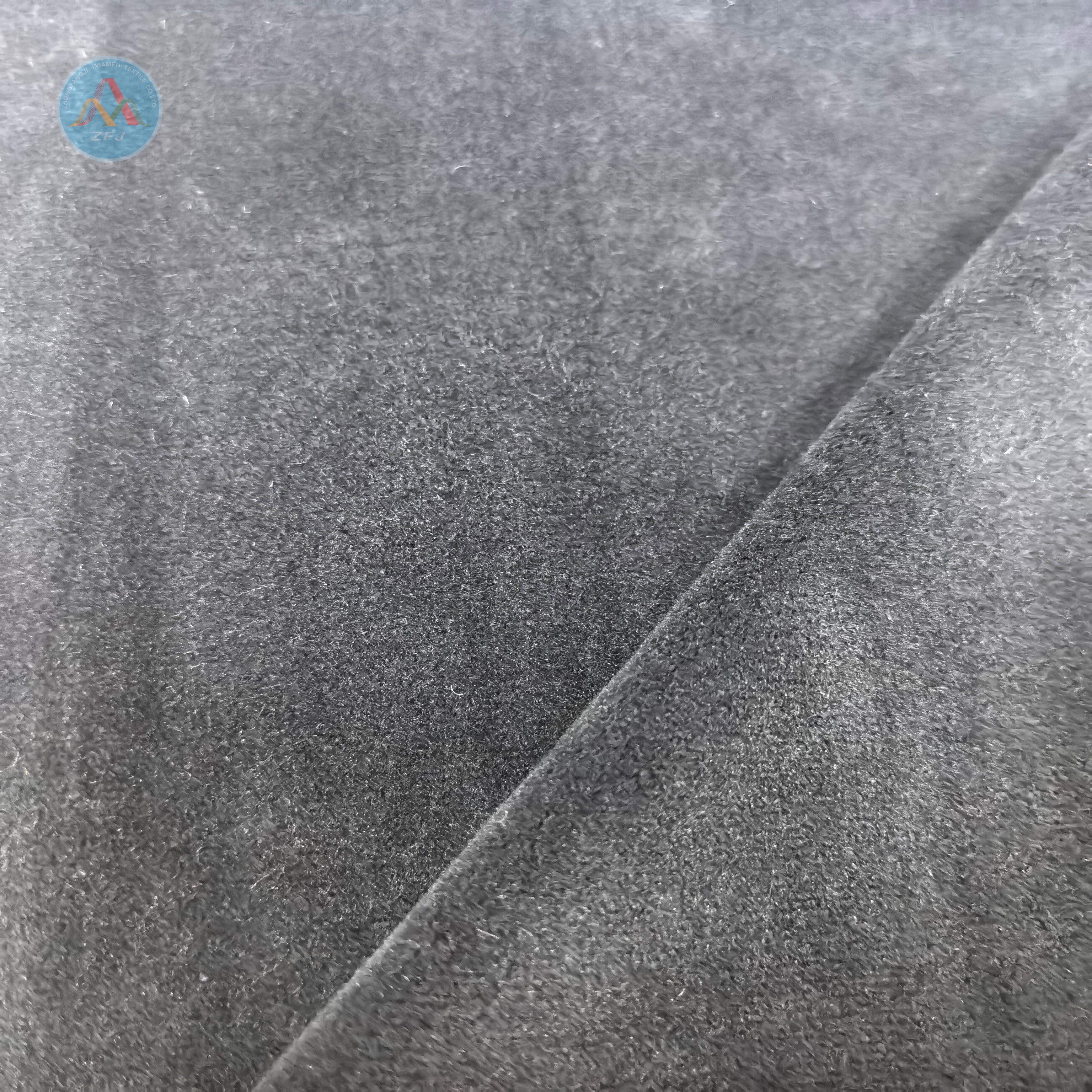 Soft Touch Polyester Spandex Plush Fabric