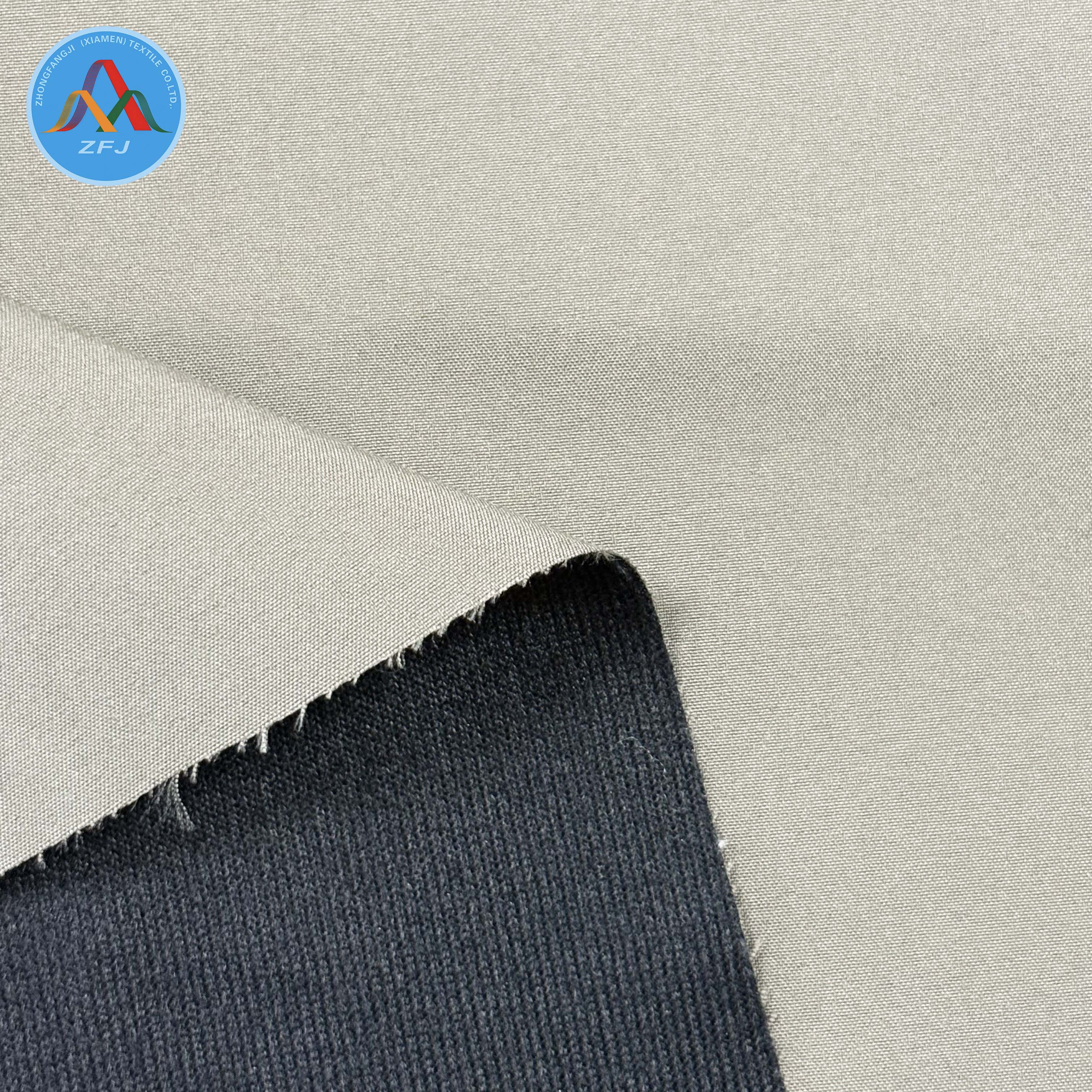 75D High Elastic Fabric with Black TPU Membrane And Brushed Courtelle Fleece Backing