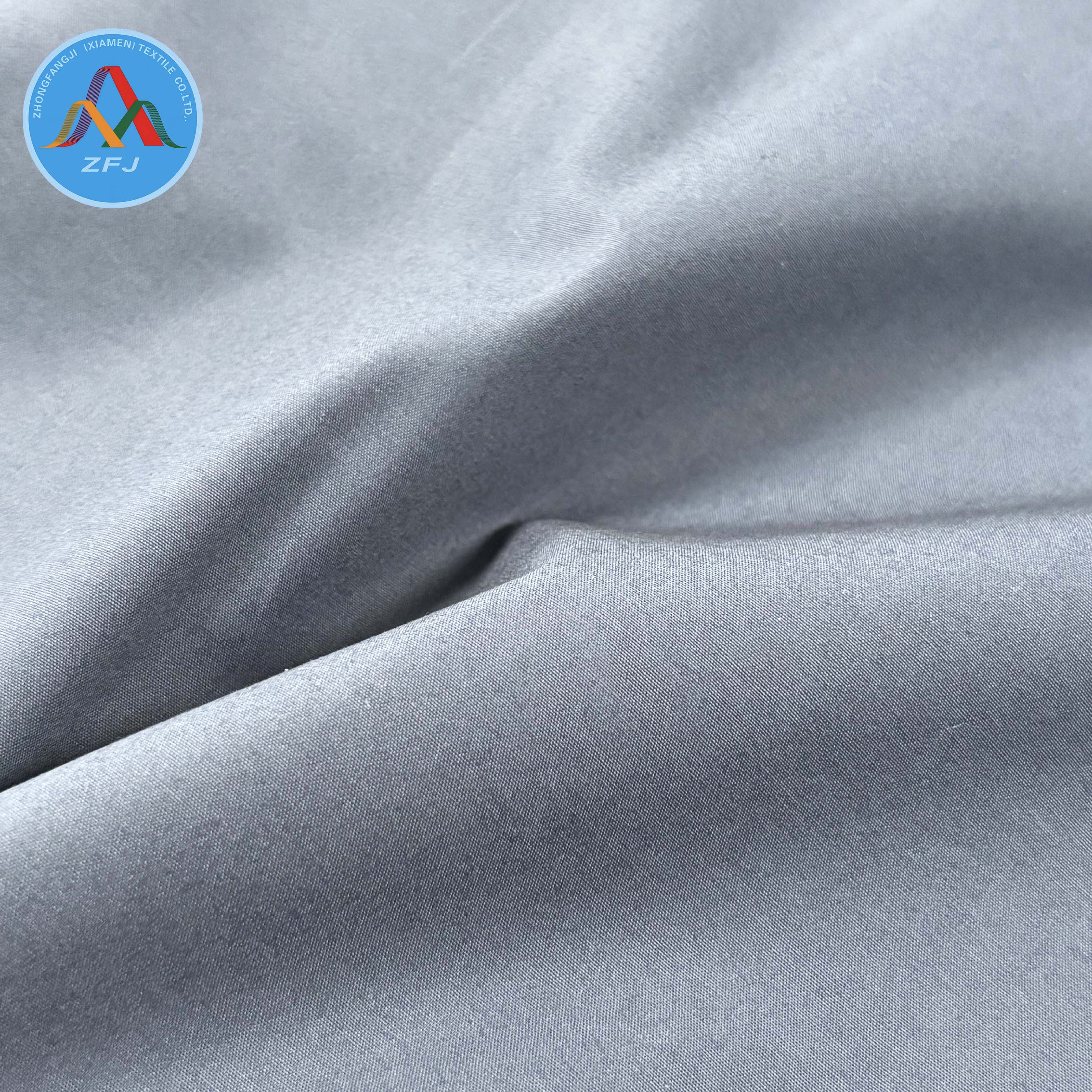 100% Organic Cotton Poplin Fabric, Soft And Breathable for Shirts