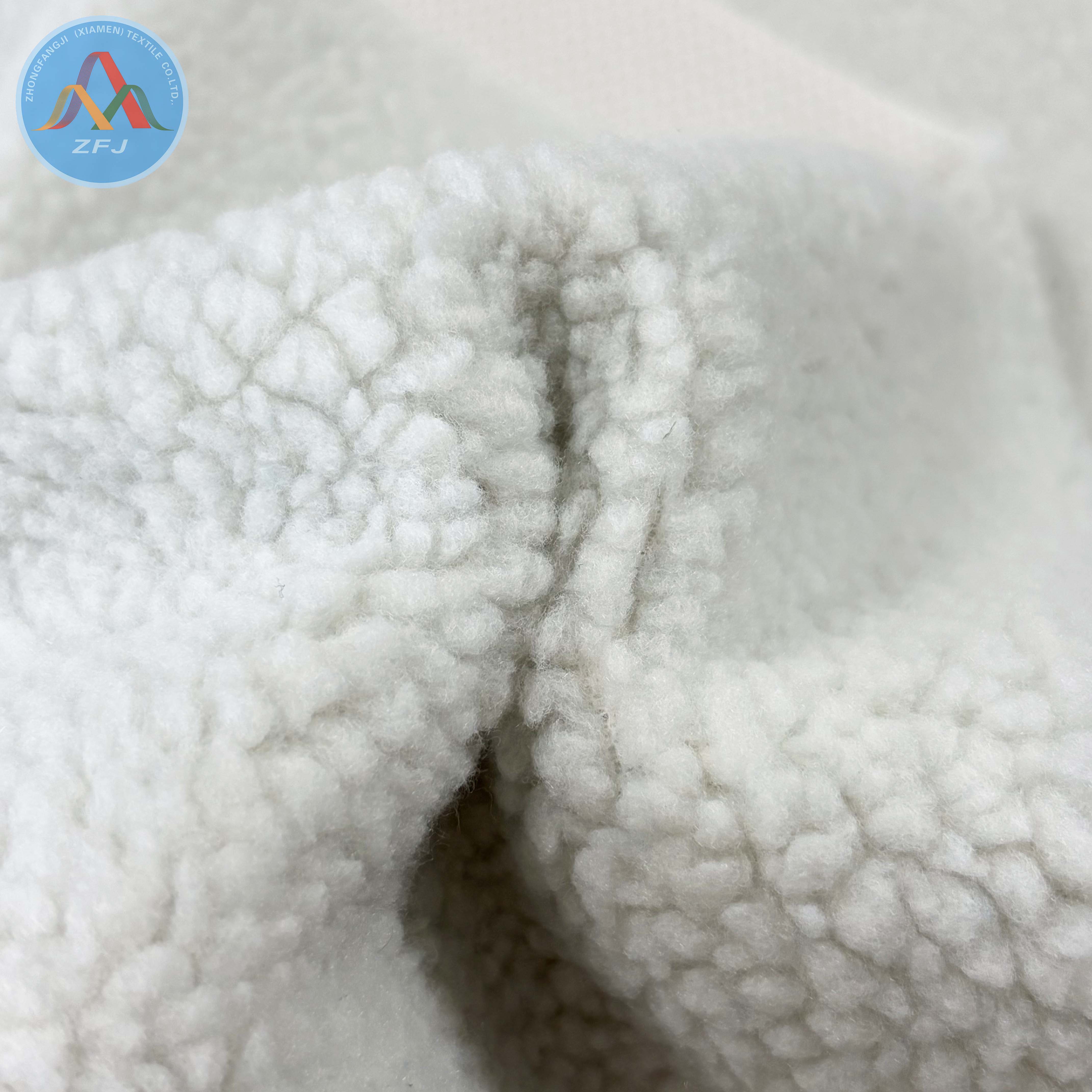 Yarn-Dyed Sherpa Bonded Fabric Soft And Warm for Winter Jackets And Outerwear